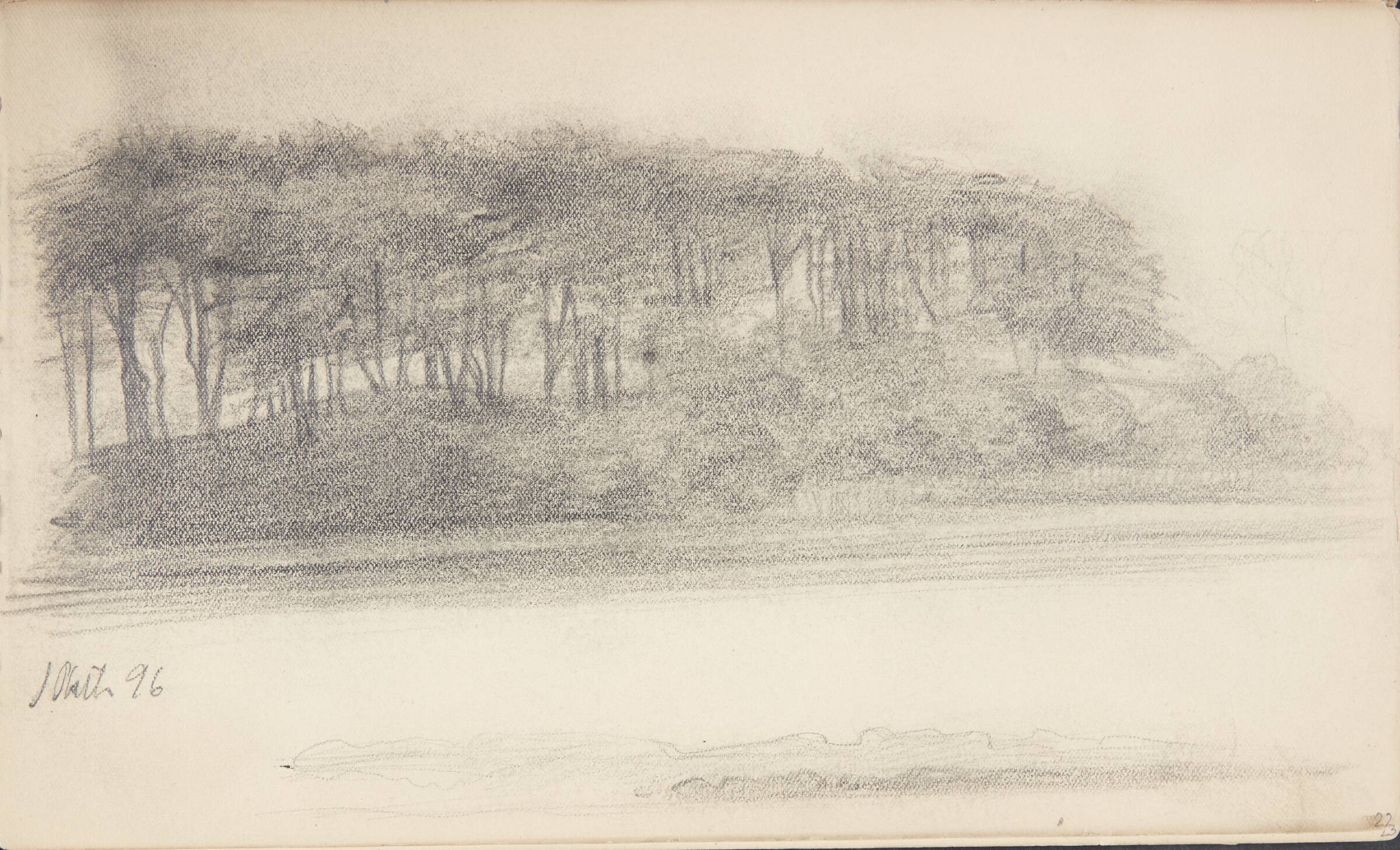 En kystskov, Agnes Slott-Møller, 1896
