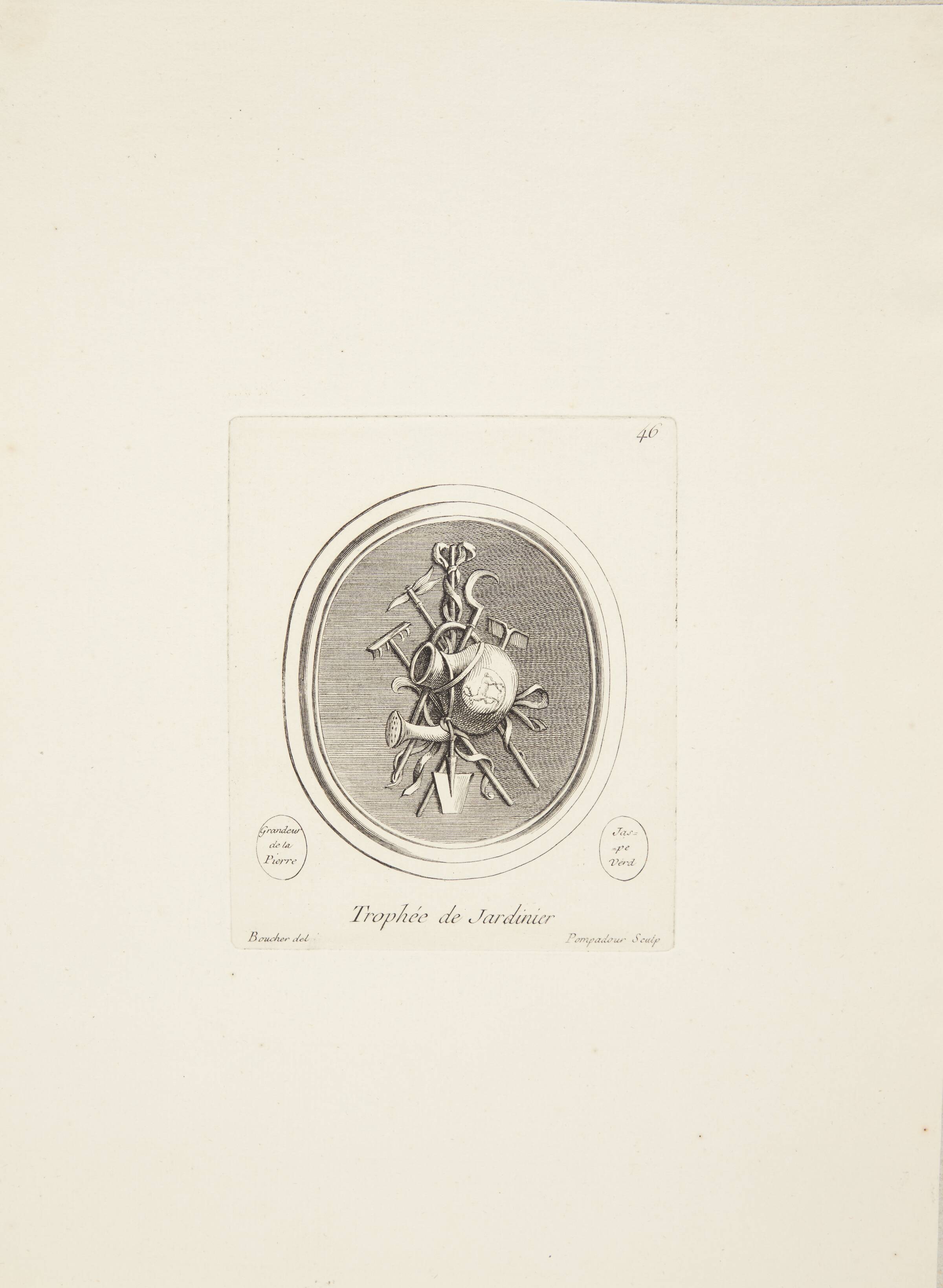 Gartnerens trofæ, Madame de Pompadour, 1753-1757