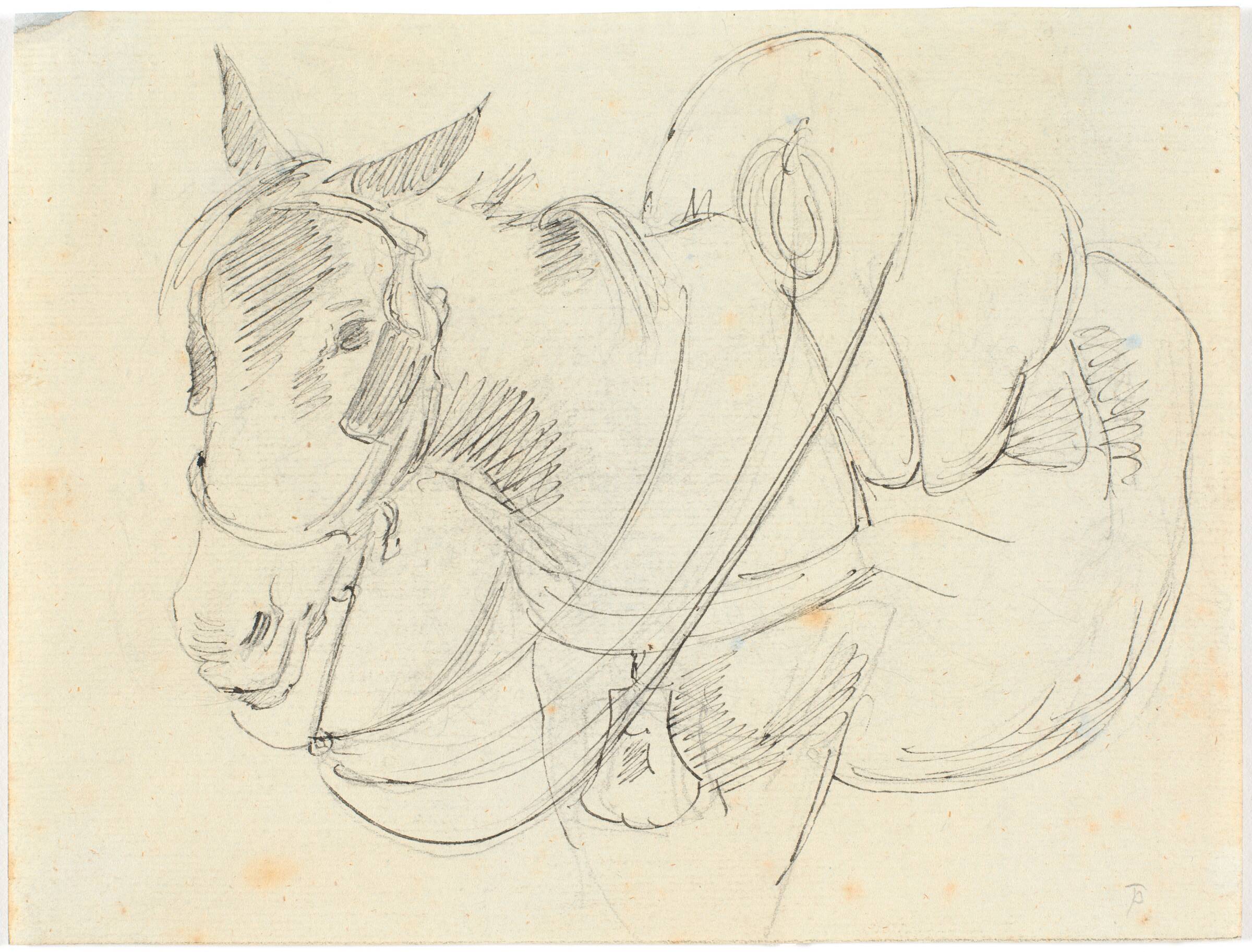 Muldyr. Italien, Theodor Philipsen, 1883