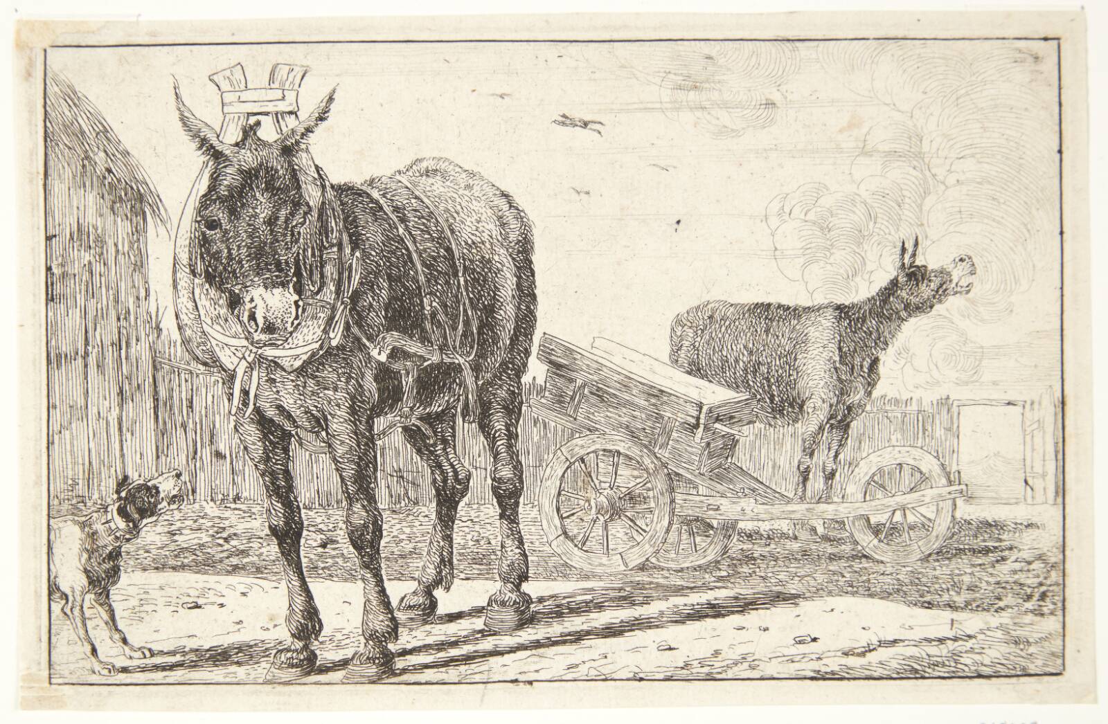 To æsler, Jan van den Hecke I, 1619-1684