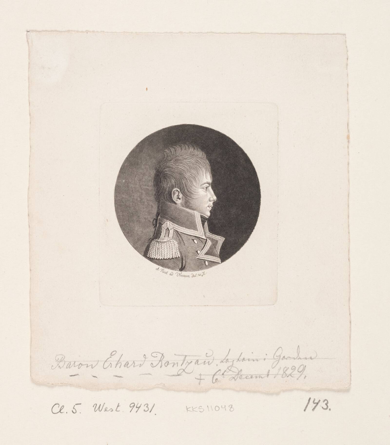 Erhard Rantzau, Andreas Flint, 1767-1824