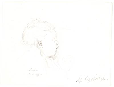 Eleonora Rørbye som spæd
