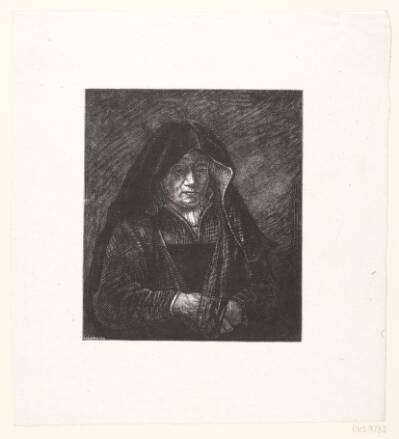 Rembrandt: Den gamle kone