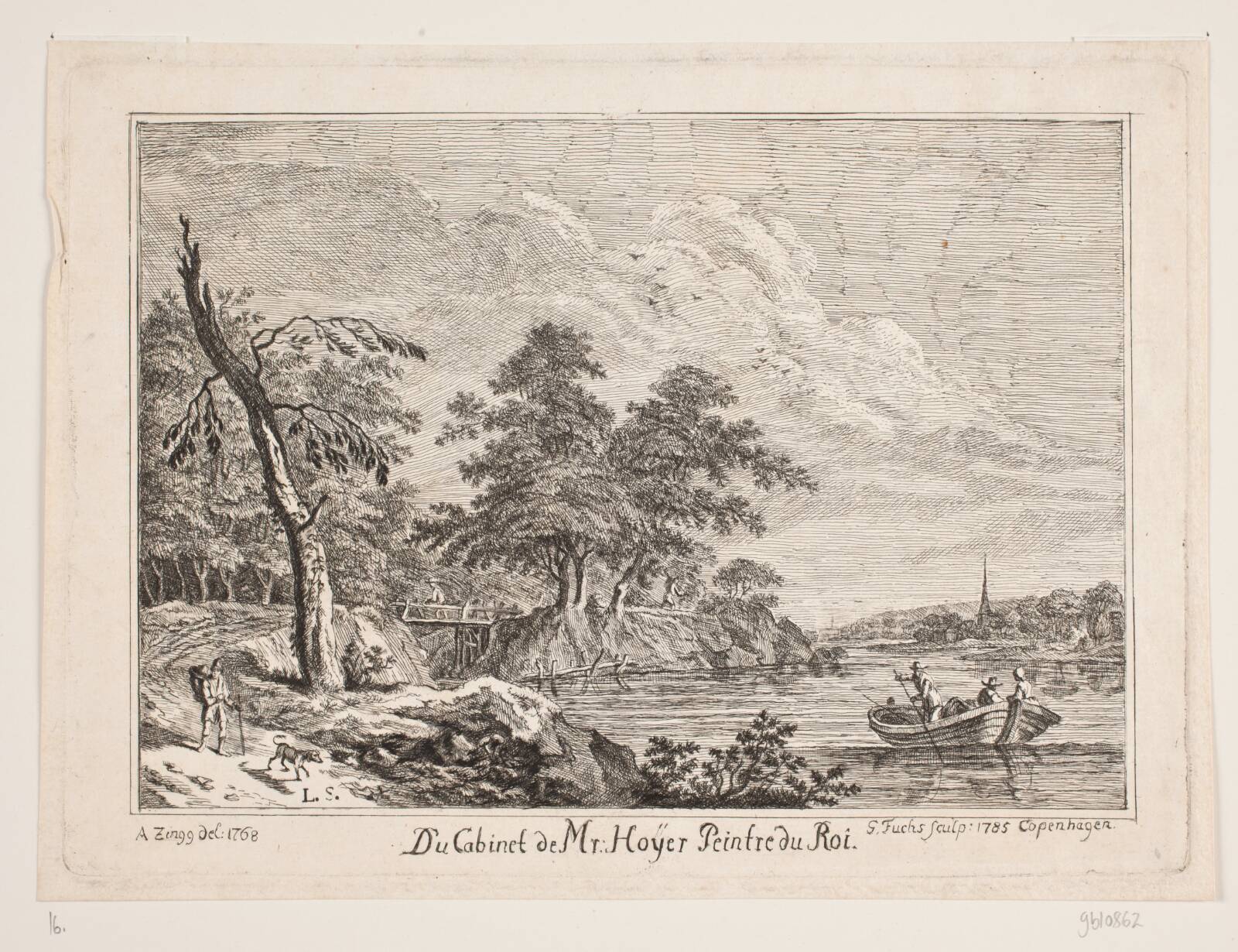 Flodparti, Georg Mathias Fuchs, 1785