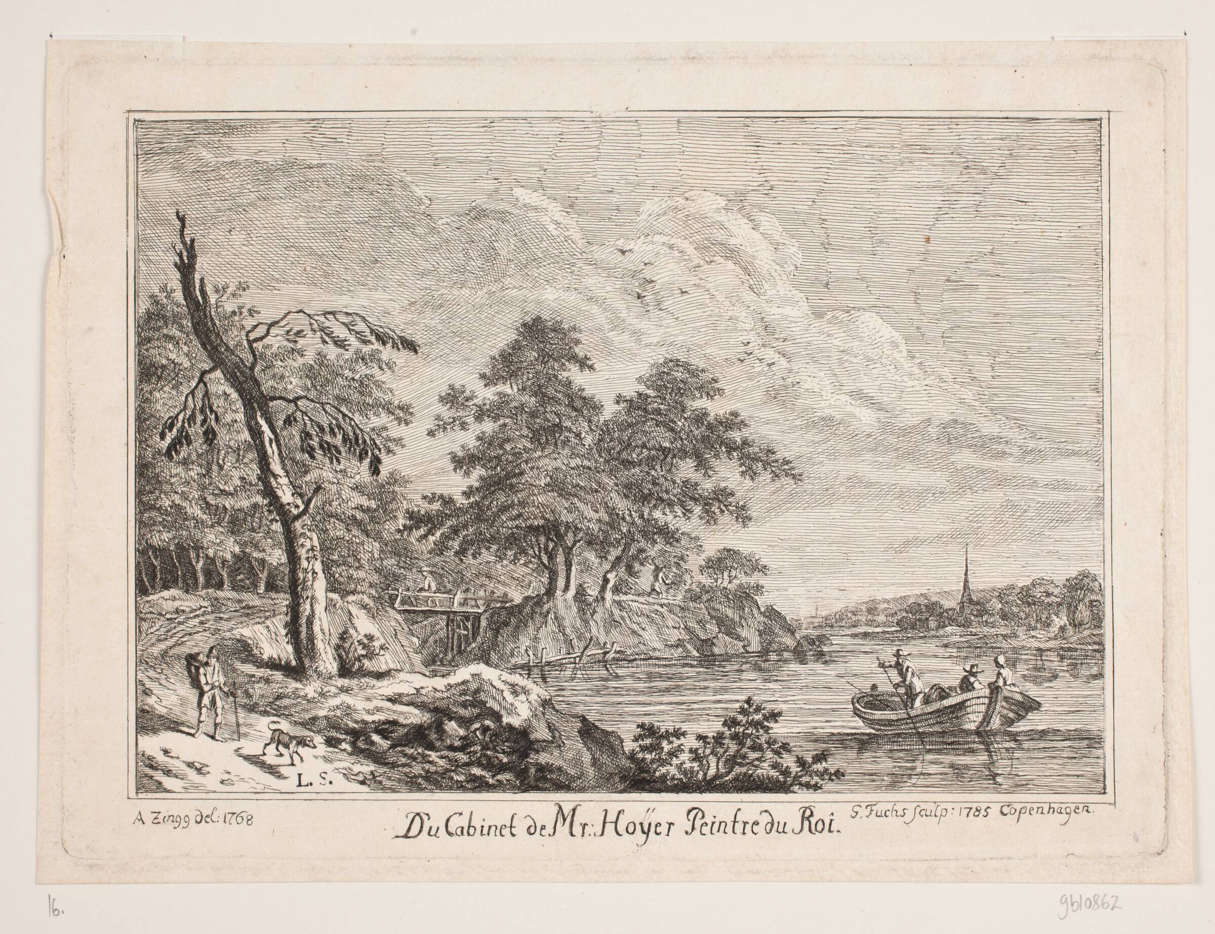 Flodparti, Georg Mathias Fuchs, 1785