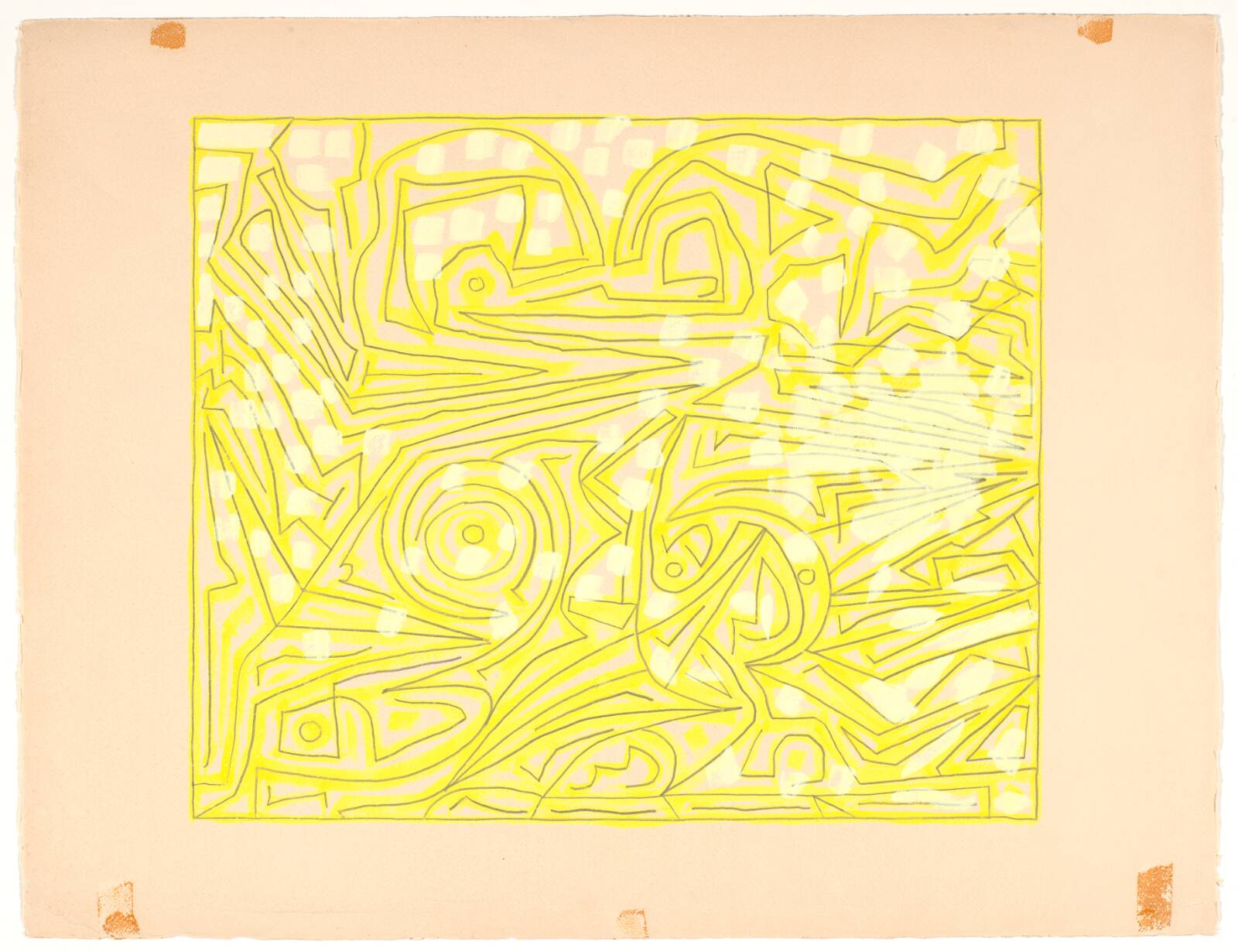 Komposition, Richard Mortensen, 1958-1960