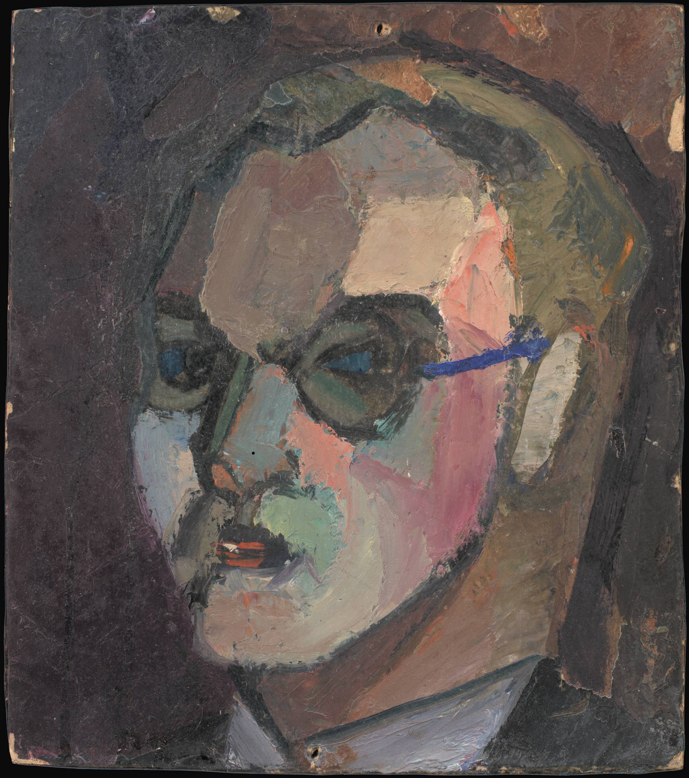 Selvportræt, Ole Kielberg, 1930