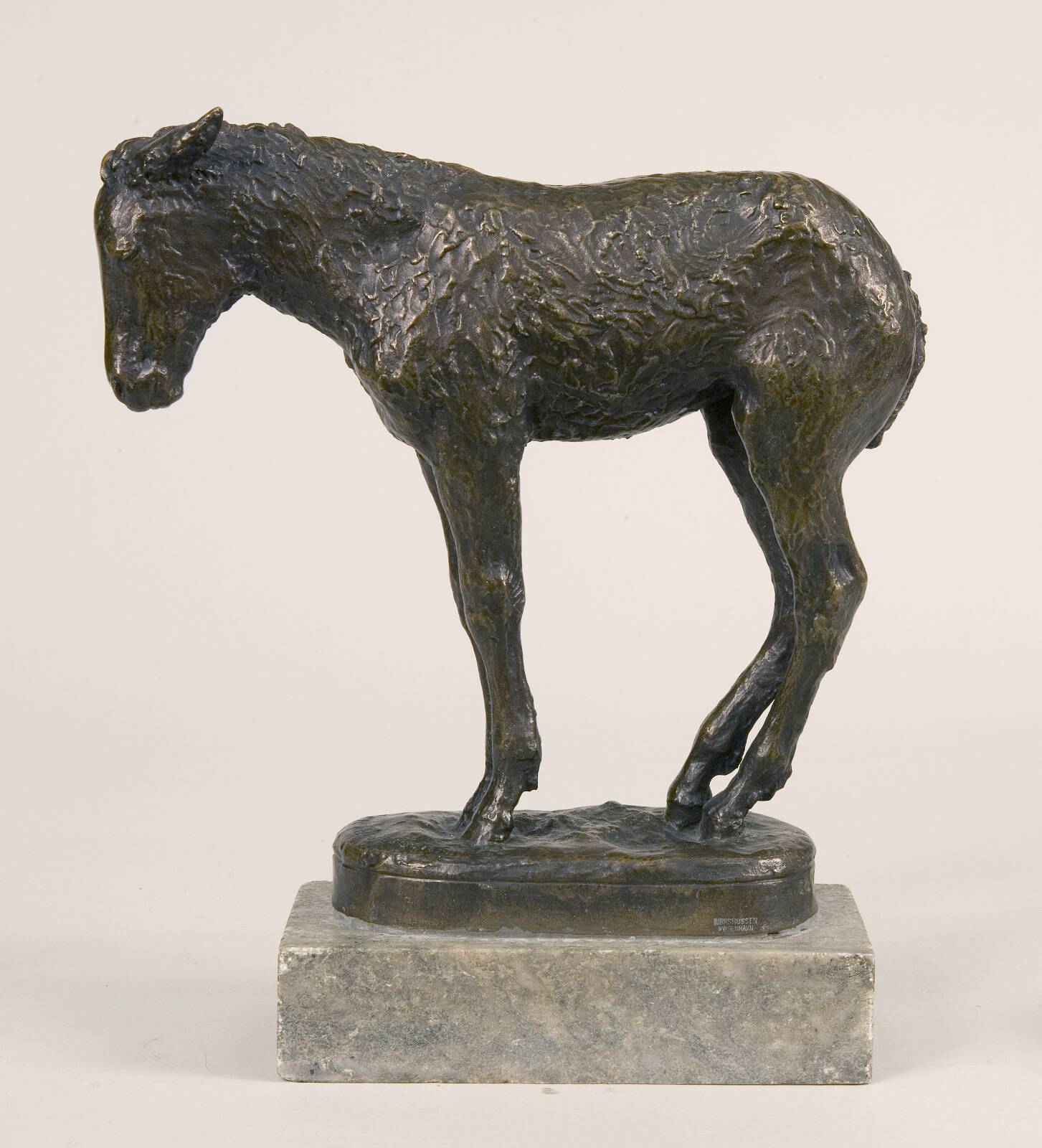 Freezing Foal, by Anne Marie Carl Nielsen, 1887