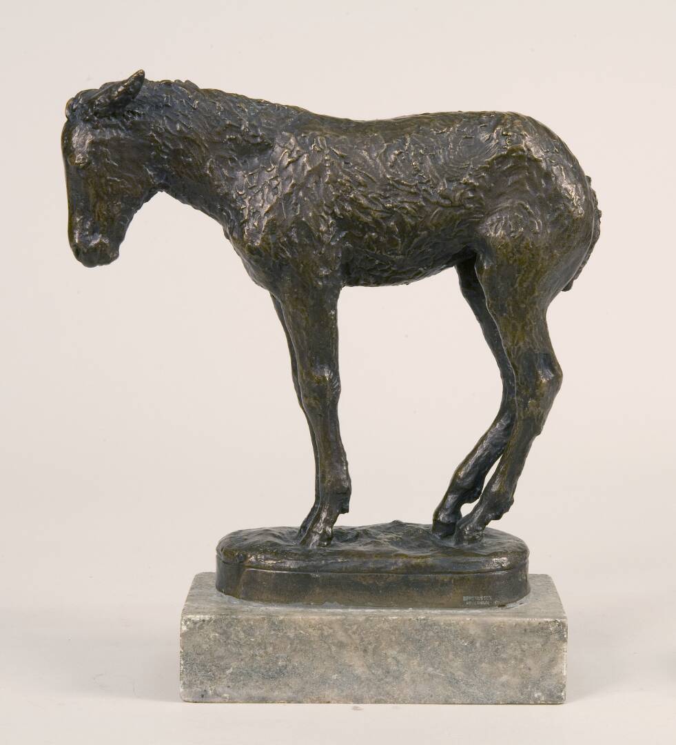 Freezing Foal, by Anne Marie Carl Nielsen, 1887