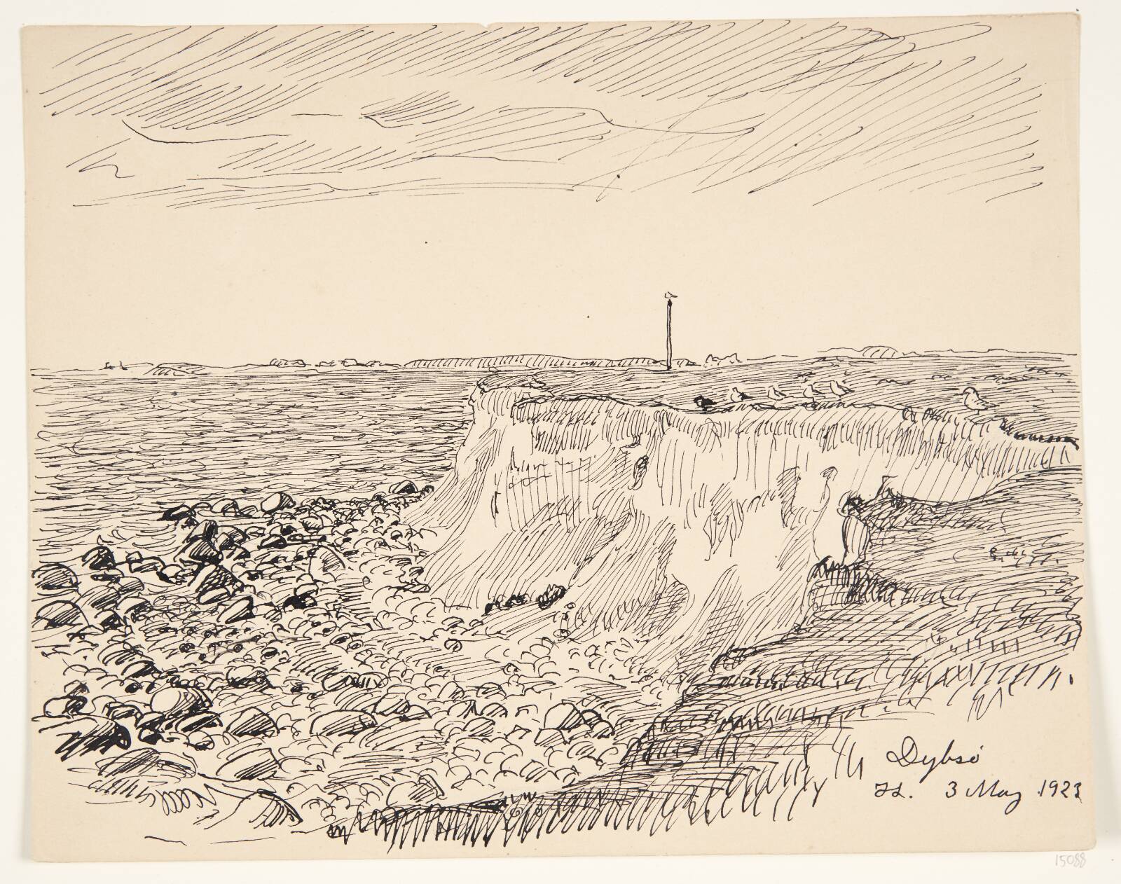 Klint. Dybsø, Johannes Larsen, 1923