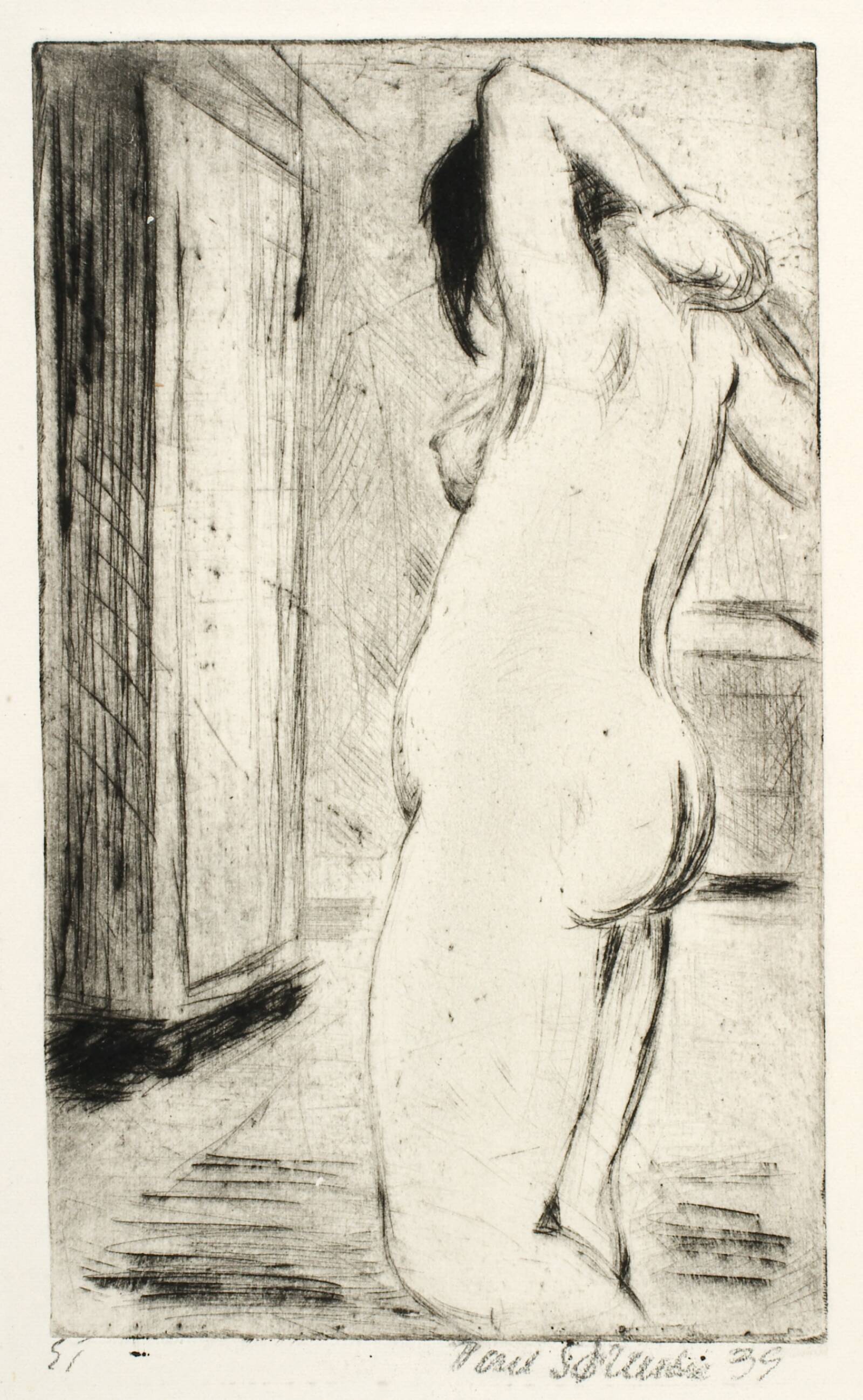 Kvindelig model, Poul Sørensen, 1939