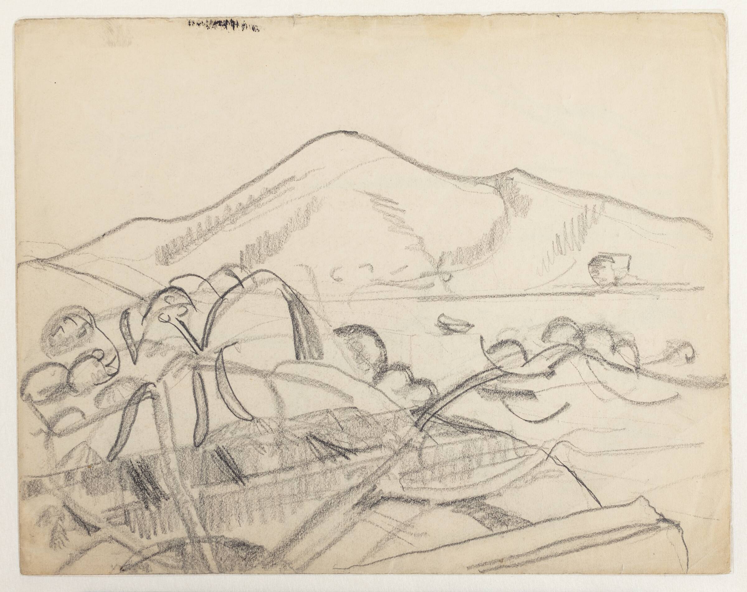 Landskab, Vestindien, Astrid Holm, 1914