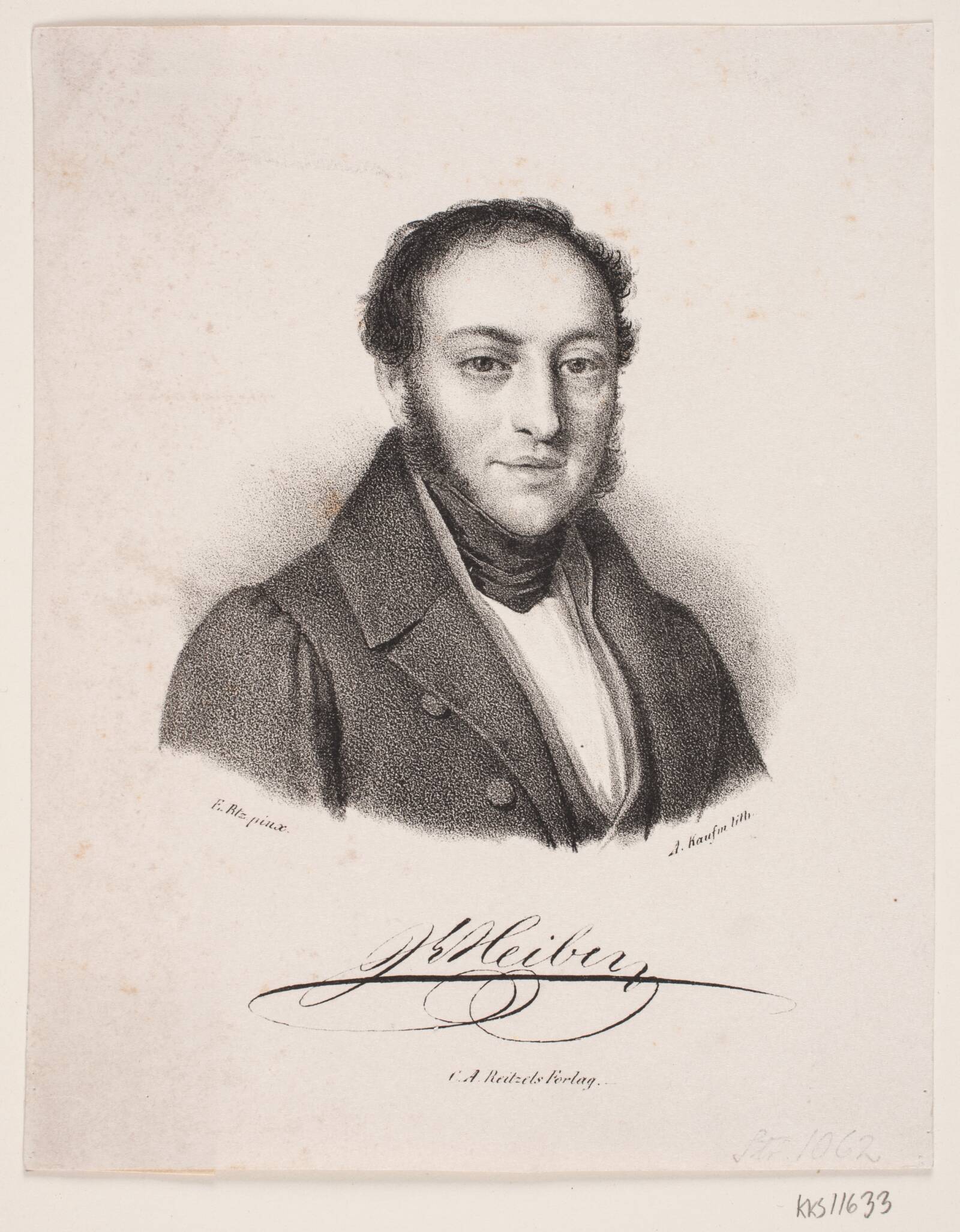 J. L. Heiberg, Asmus Kaufmann, 1836