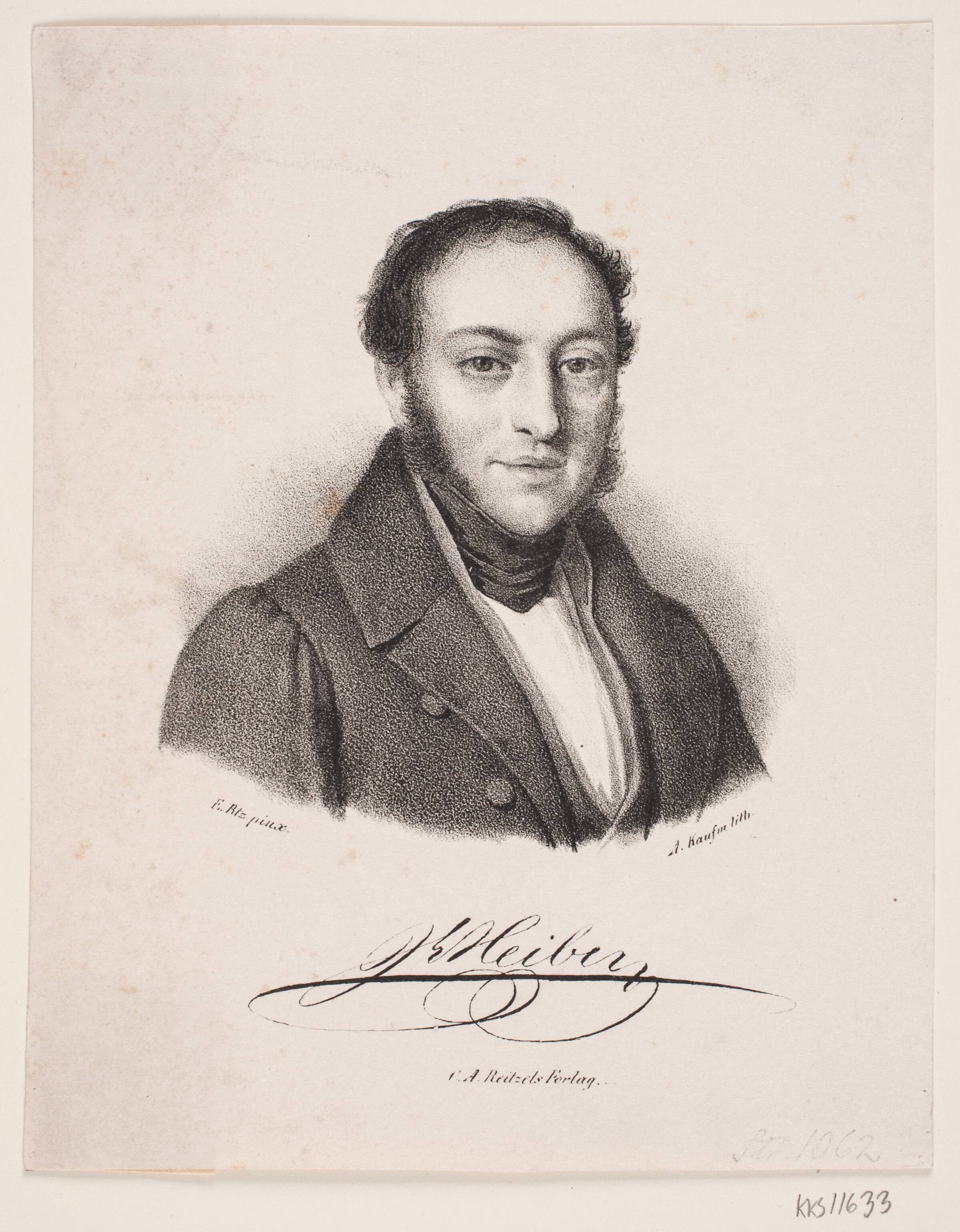 J. L. Heiberg, Asmus Kaufmann, 1836
