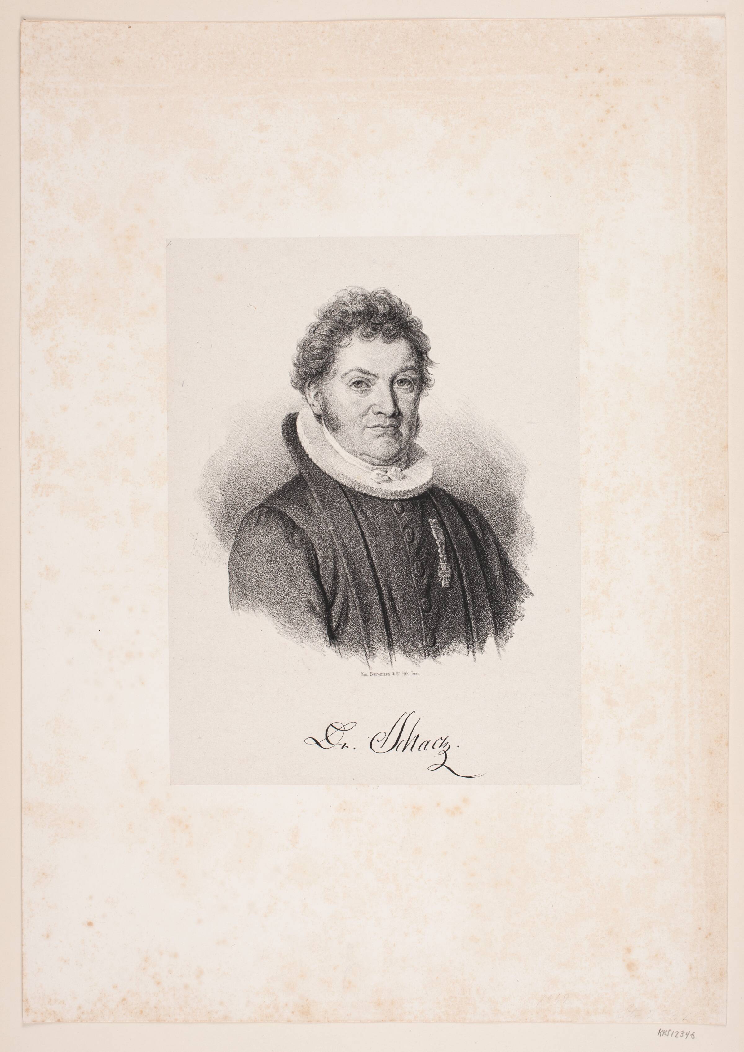 N. C. Schack, Emil Ditlev Bærentzen, 1842