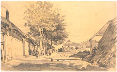 Landsbygade i sol