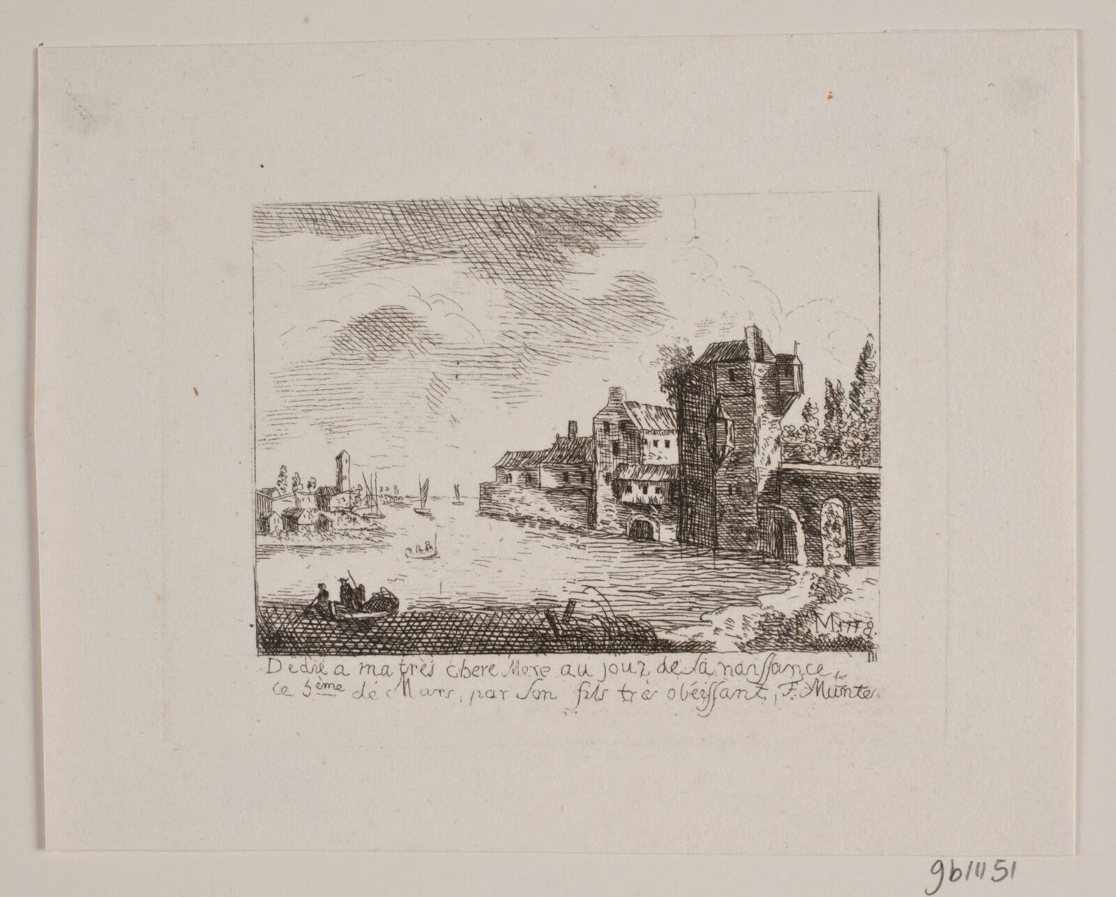 Flodparti, Friedrich Münter, 1778