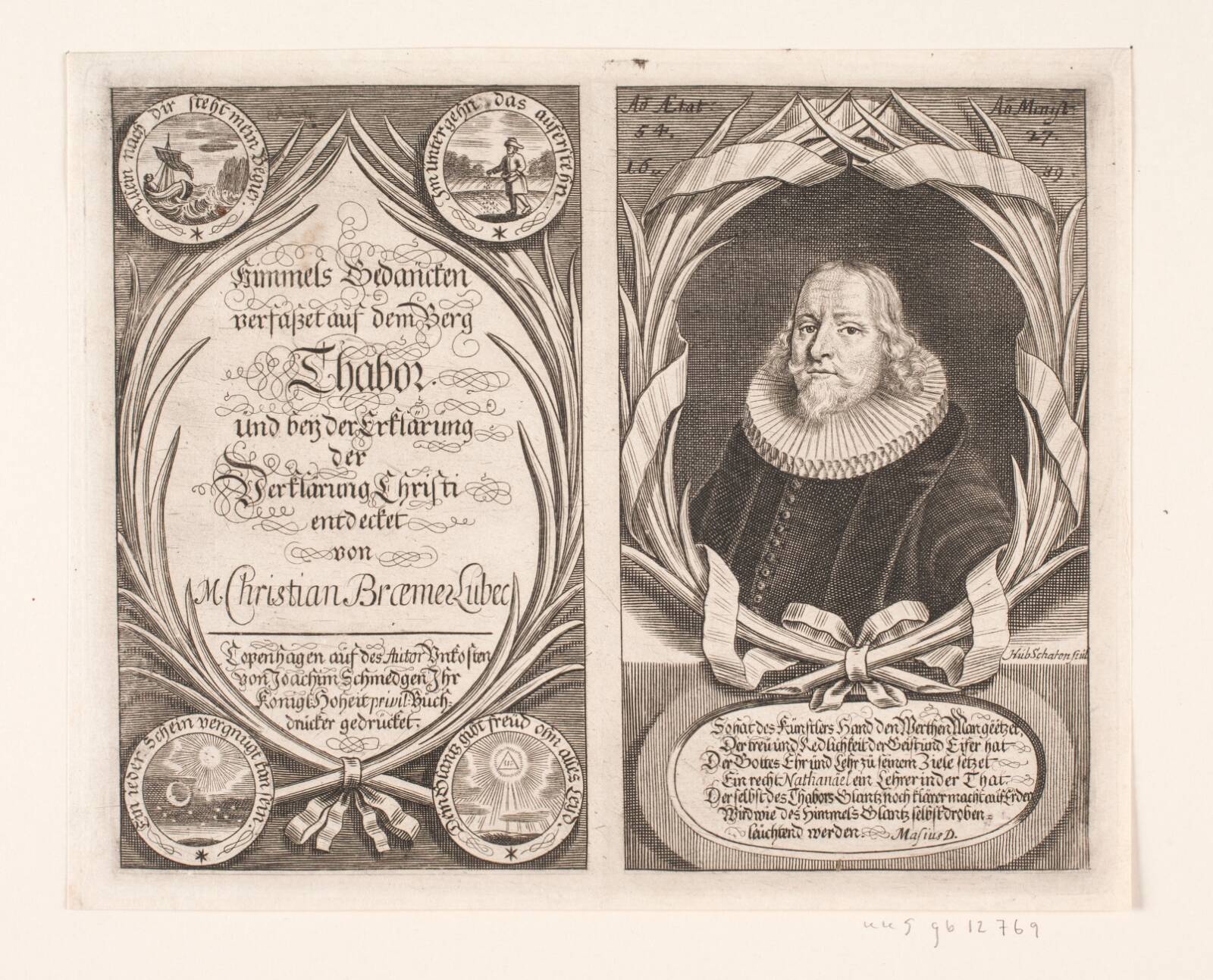 Pastor Christian Bræmer, Hubert Schaten, 1689