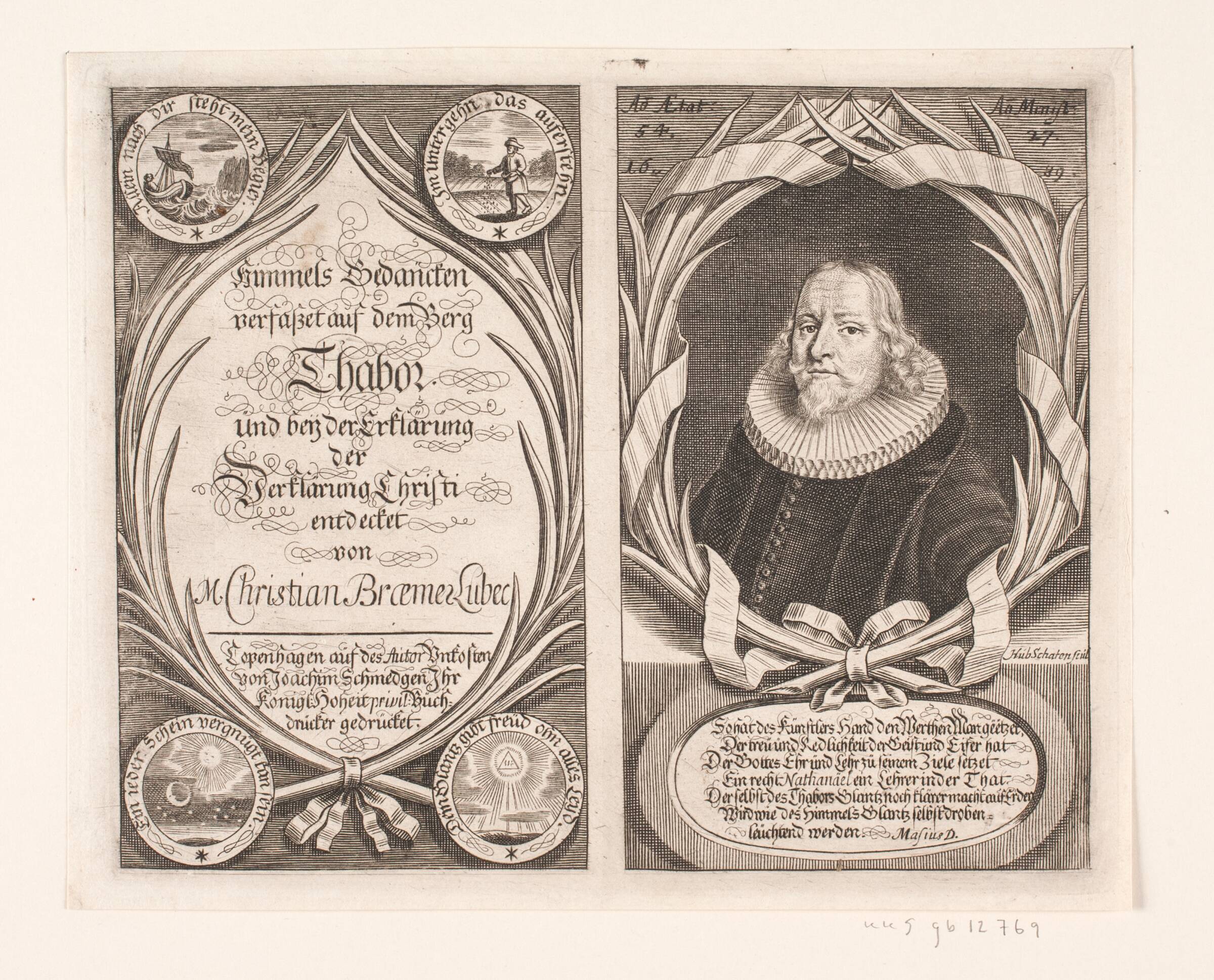 Pastor Christian Bræmer, Hubert Schaten, 1689