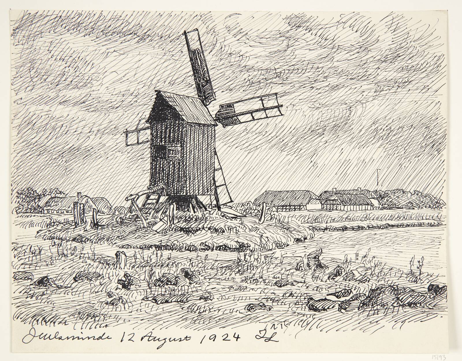 "Juelsminde". Læsø, Johannes Larsen, 1924