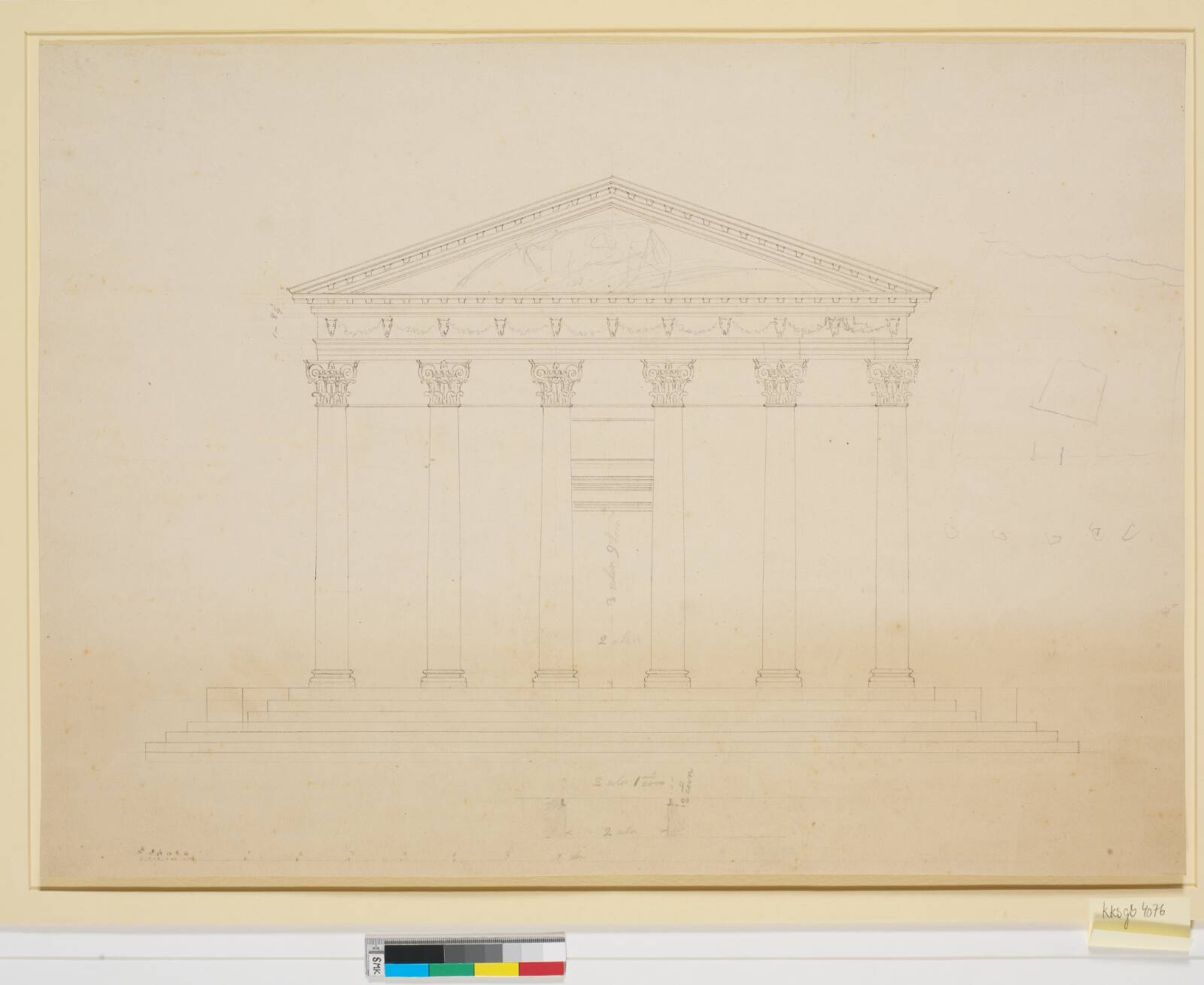Apistemplets facade, Nicolai Abildgaard, 1743-1809