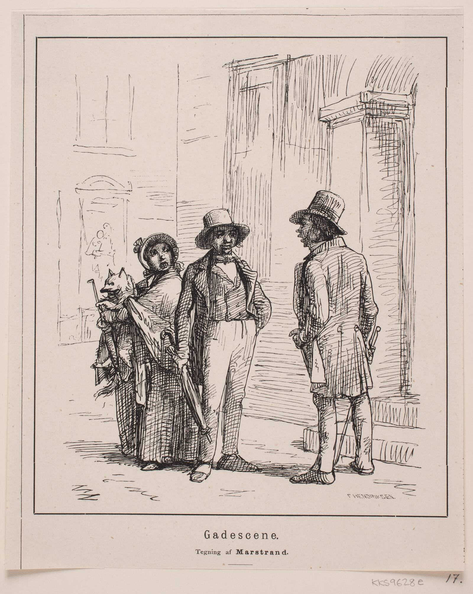 Gadescene, Ubekendt, 1870-1880