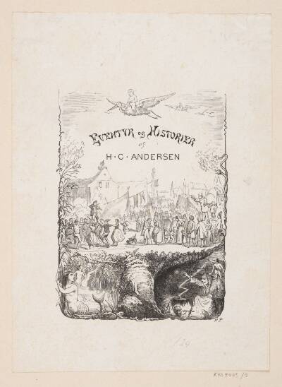 Mellemtitel nr. 2 til H.C. Andersen, "Eventyr og Historier", Bind 1
