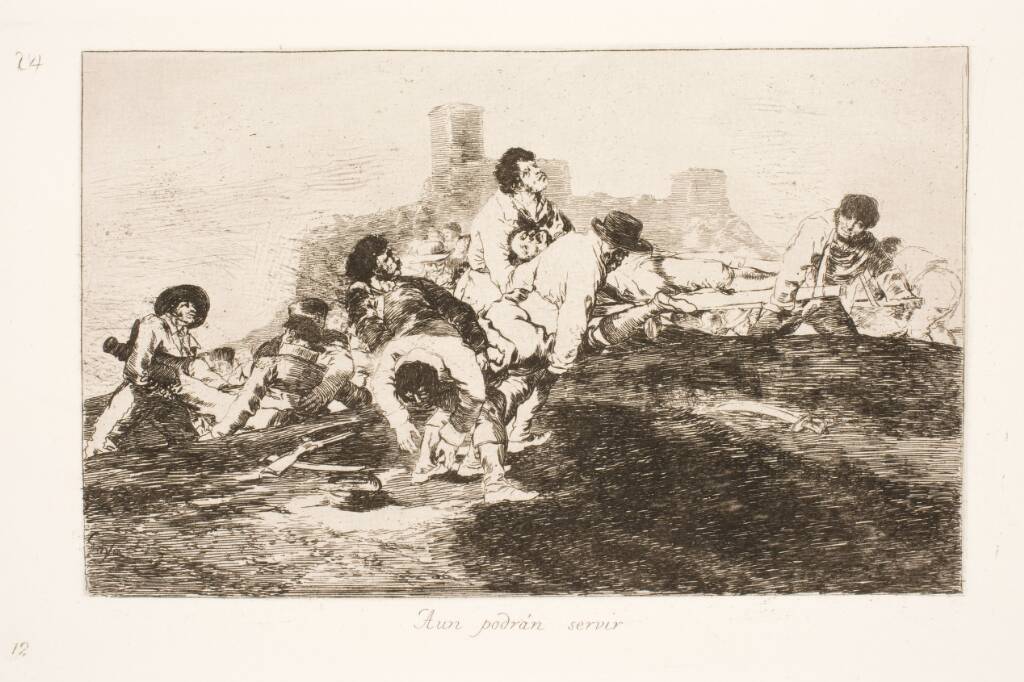 Endnu kan de gøre nytte (24), Francisco de Goya, 1810-1820