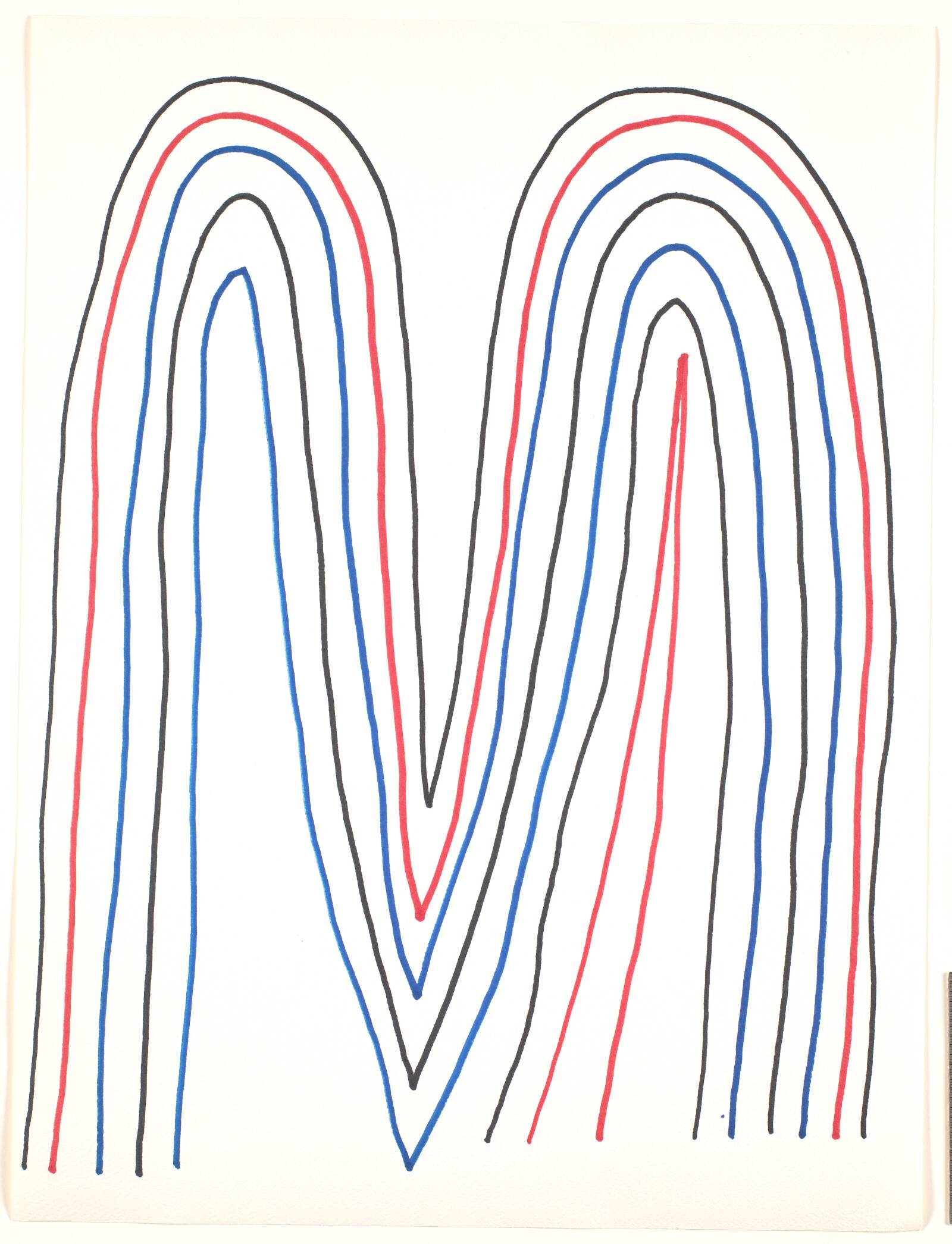 Uden titel, Richard Mortensen, 1970-1972