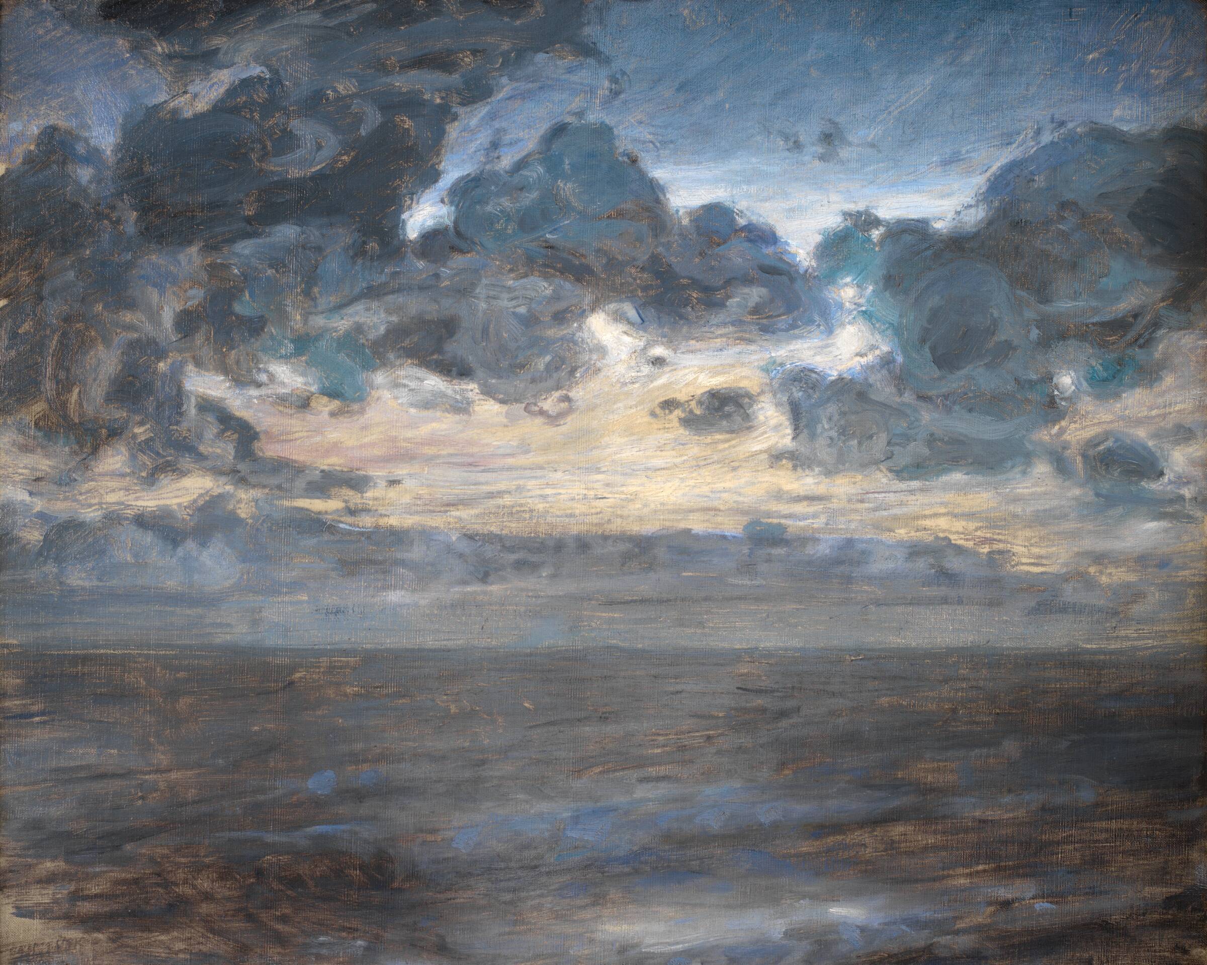 Skt. Hans nat ved Tisvilde strand, Julius Paulsen, 1886