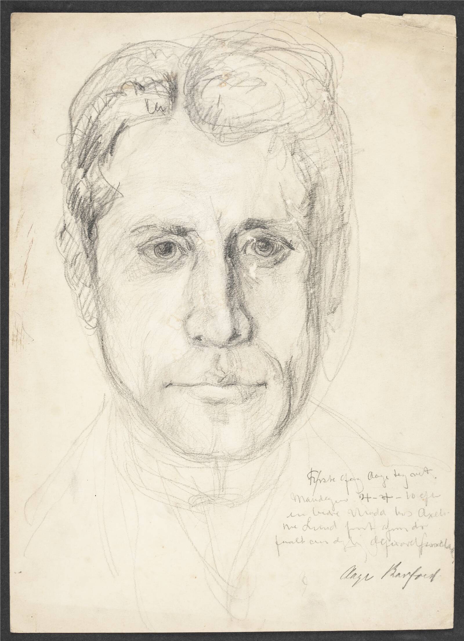 Portræt af Aage Barfoed, J.A. Jerichau, 1910