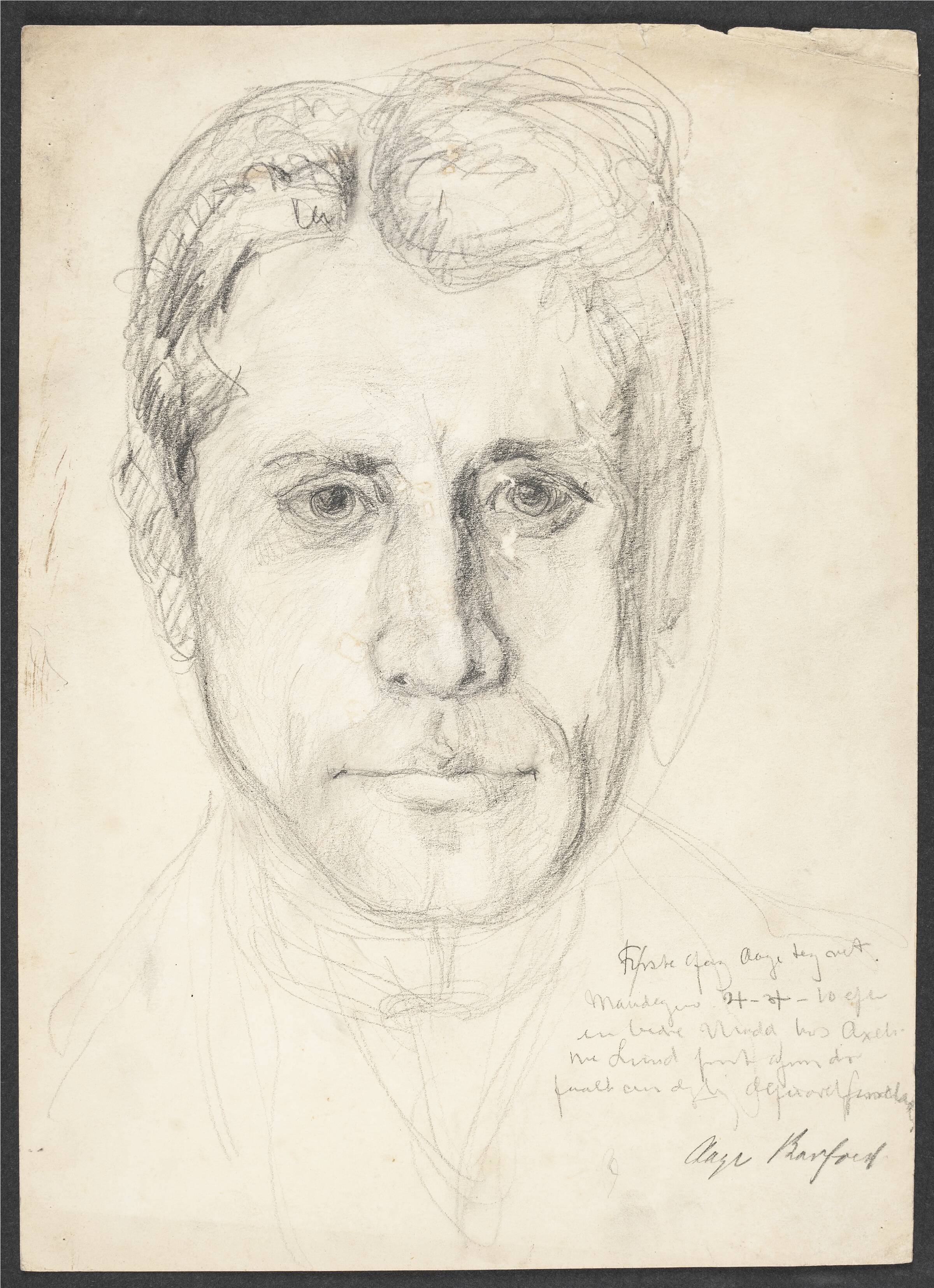 Portræt af Aage Barfoed, J.A. Jerichau, 1910