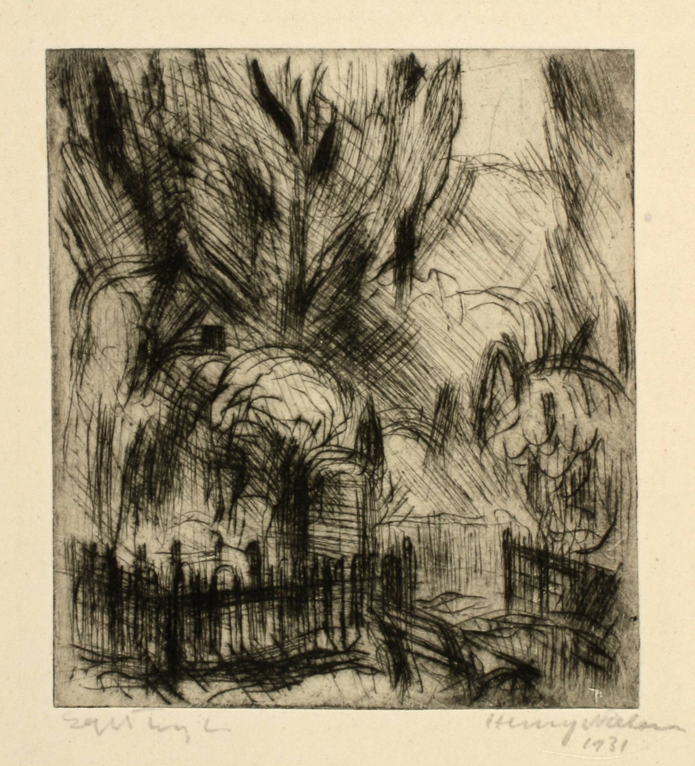 Kirkegård, Henry Nielsen, 1931