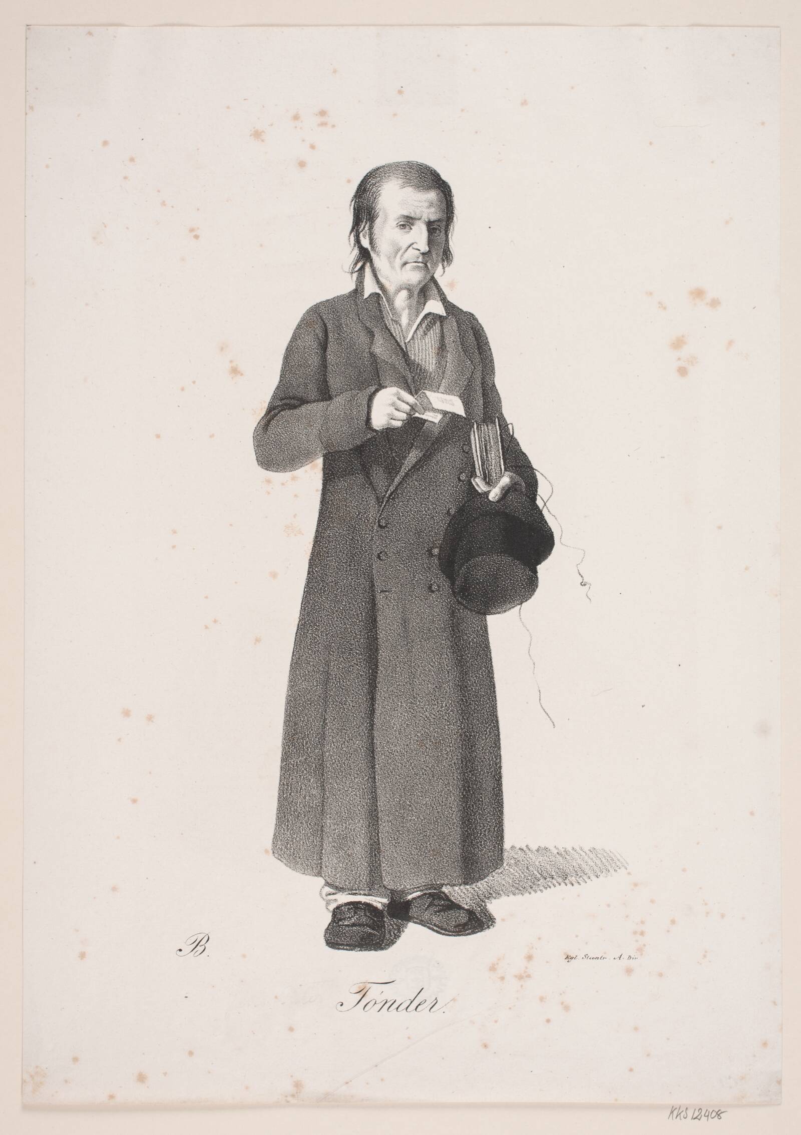 J. P. Tønder, B, 1834-1866