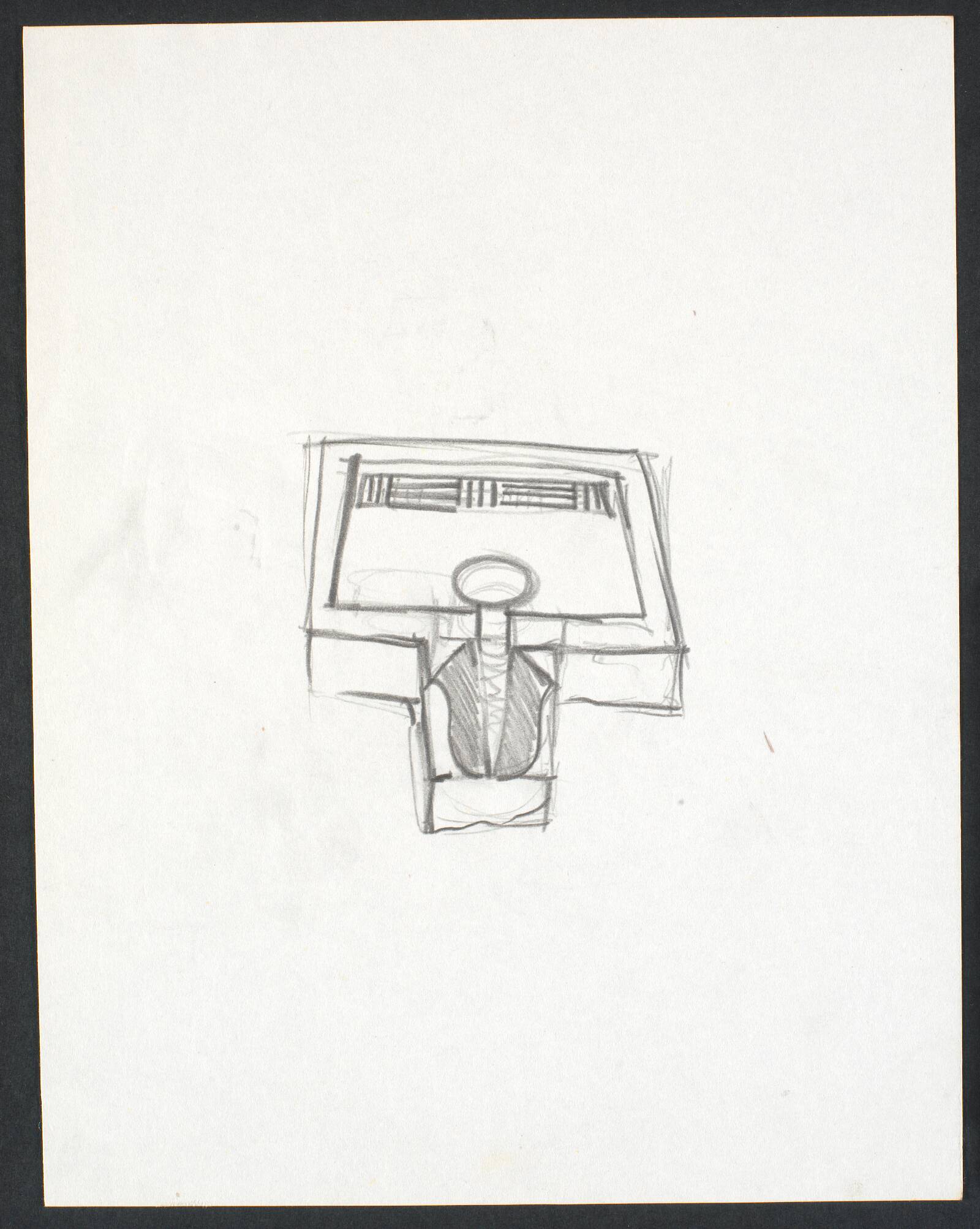 Tegning, Lone Høyer Hansen, 1983