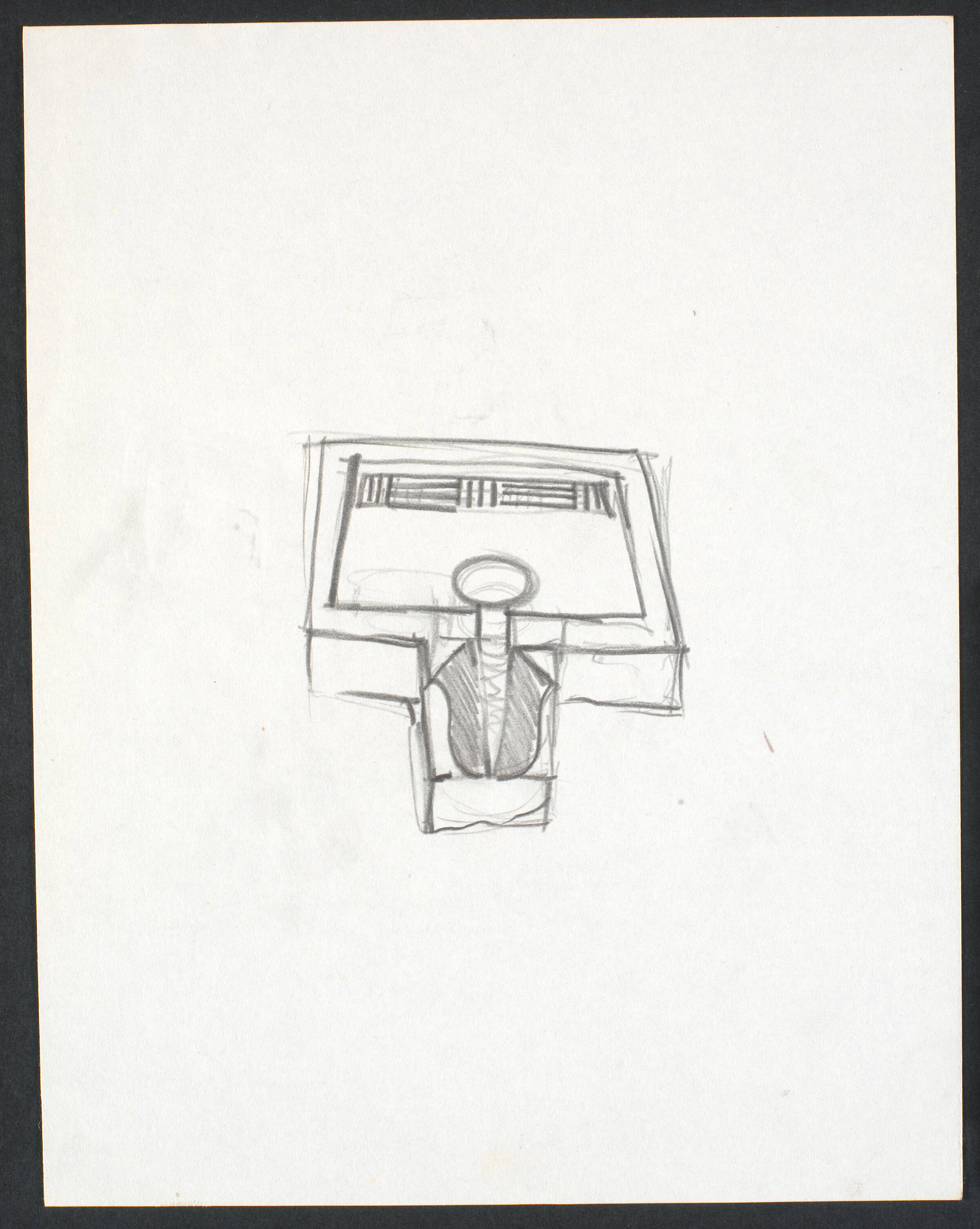 Tegning, Lone Høyer Hansen, 1983