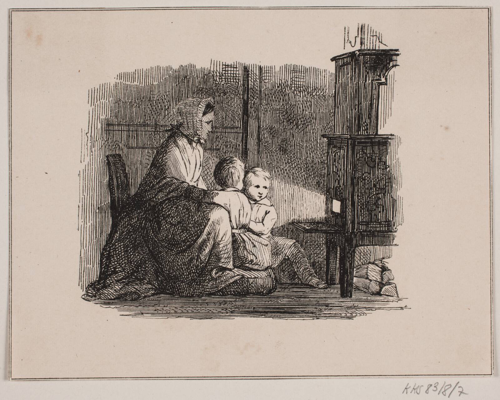 Vinteren, Adolph Kittendorff, 1845