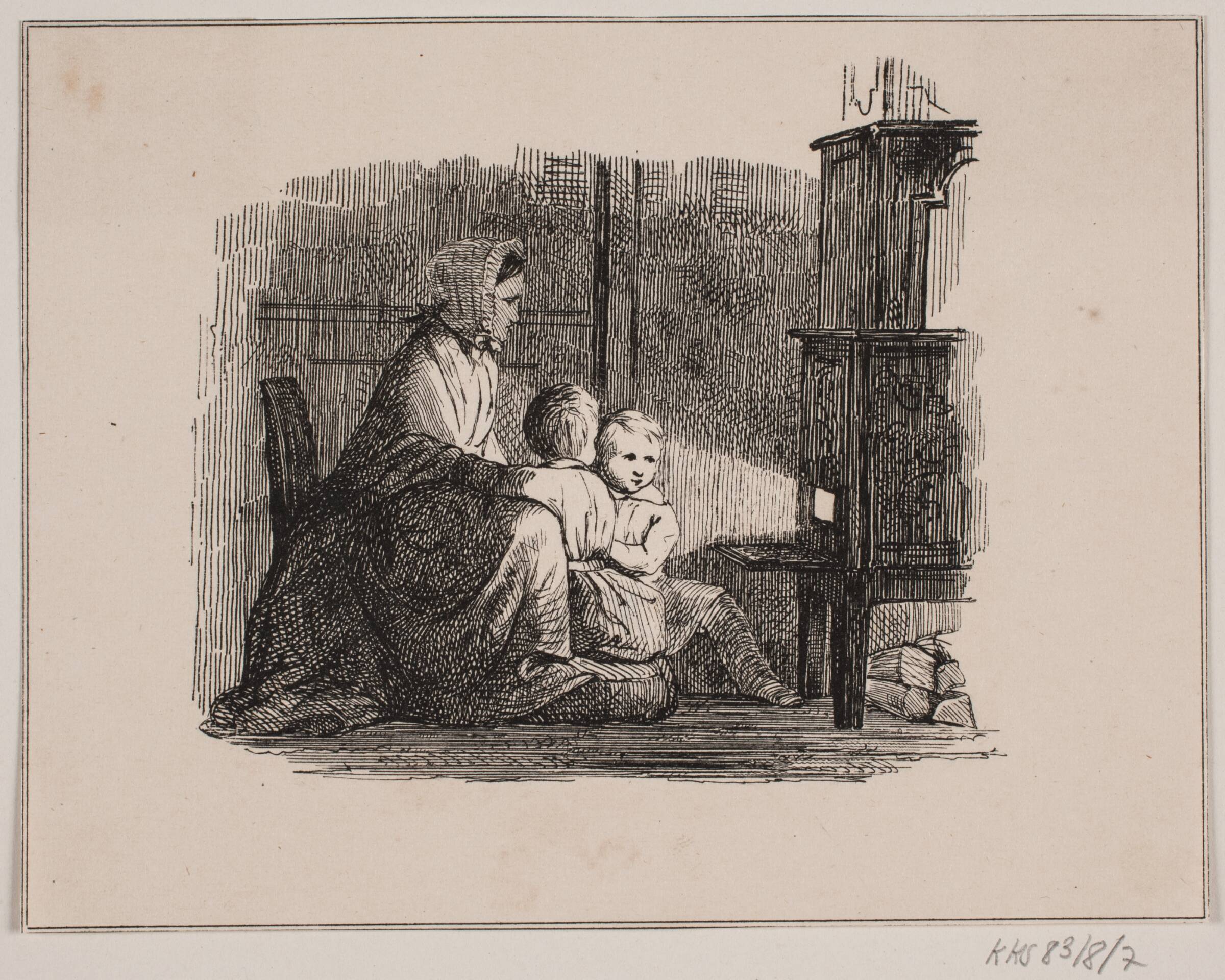 Vinteren, Adolph Kittendorff, 1845