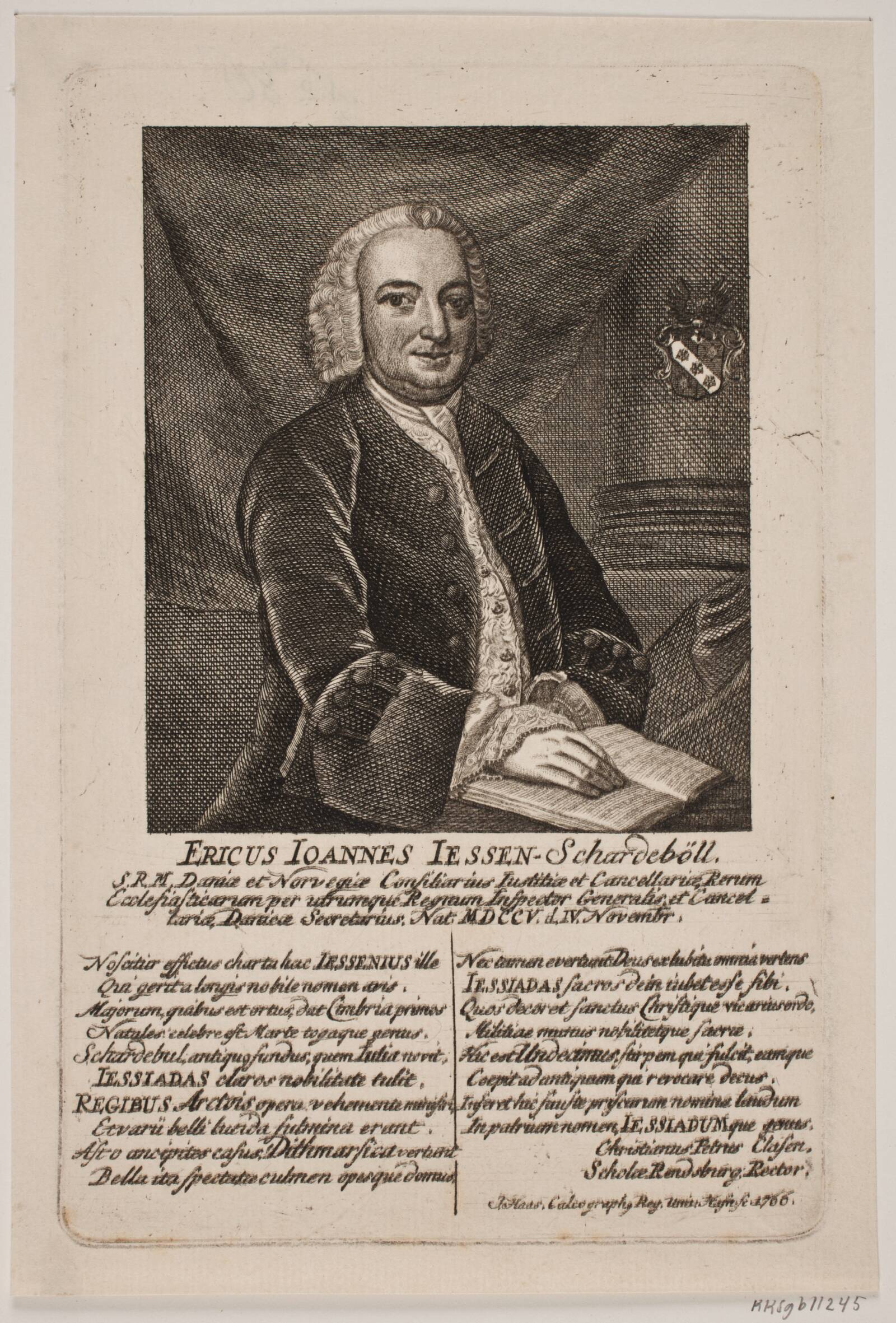 Erik Johan Jessen, Jonas Haas, 1766