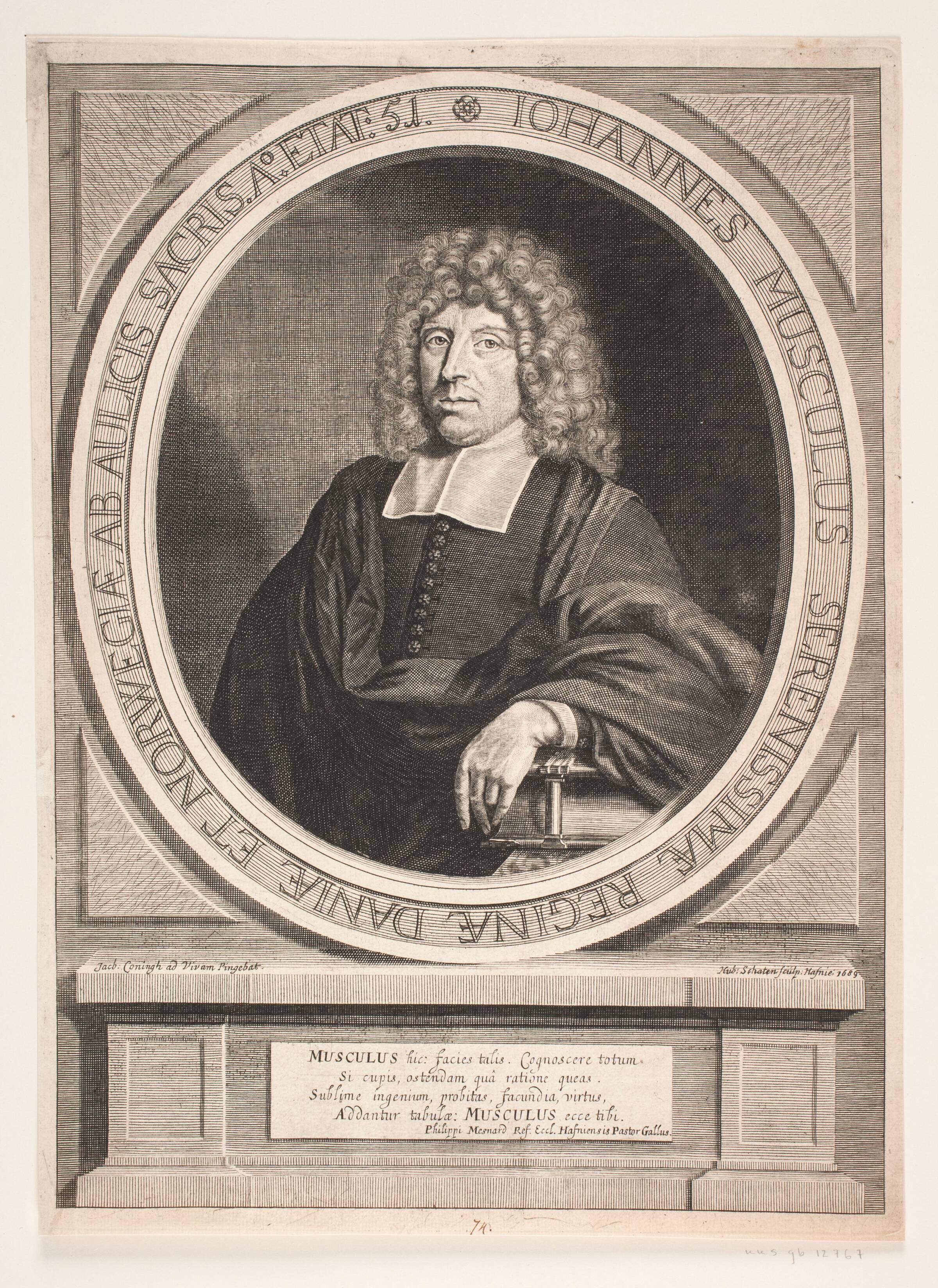 Johannes Musculus, Hubert Schaten, 1689