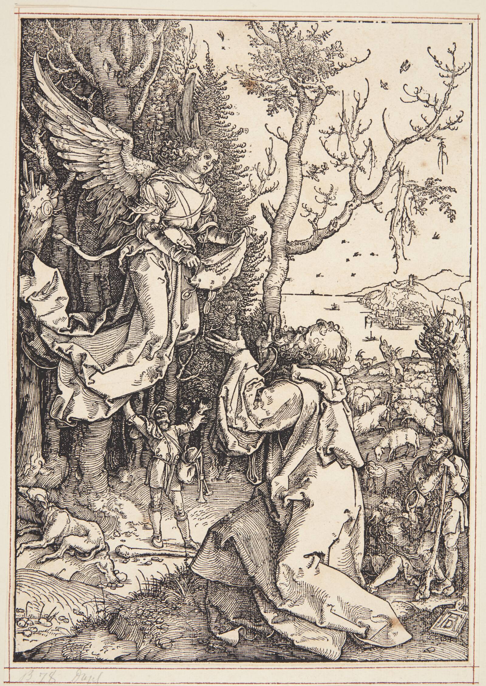 Joakim og englen, Albrecht Dürer, 1502-1505