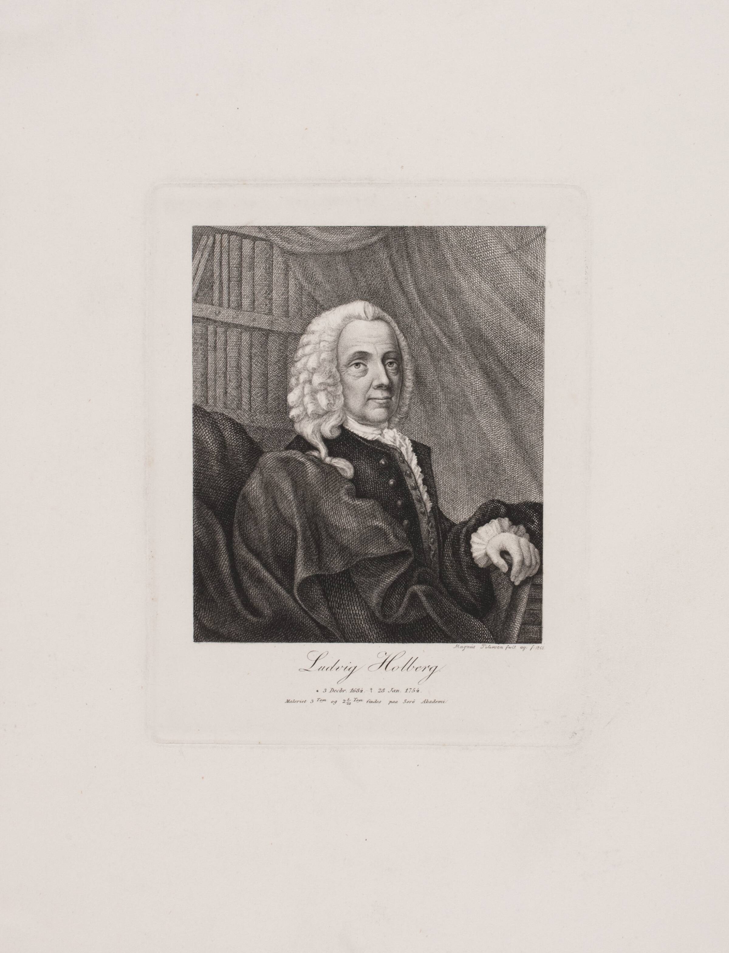 Ludvig Holberg, Julius Magnus-Petersen, 1865