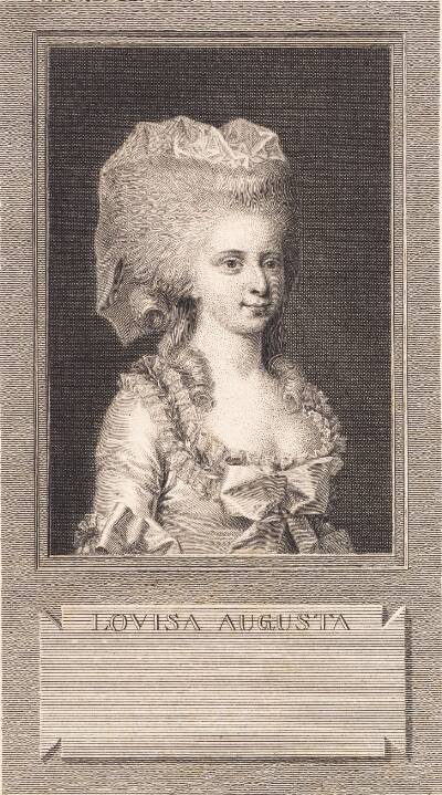 Portræt af prinsesse Louise Augusta