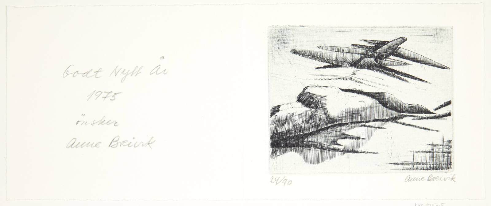 Komposition, Breivik, Anne, 1973-1975