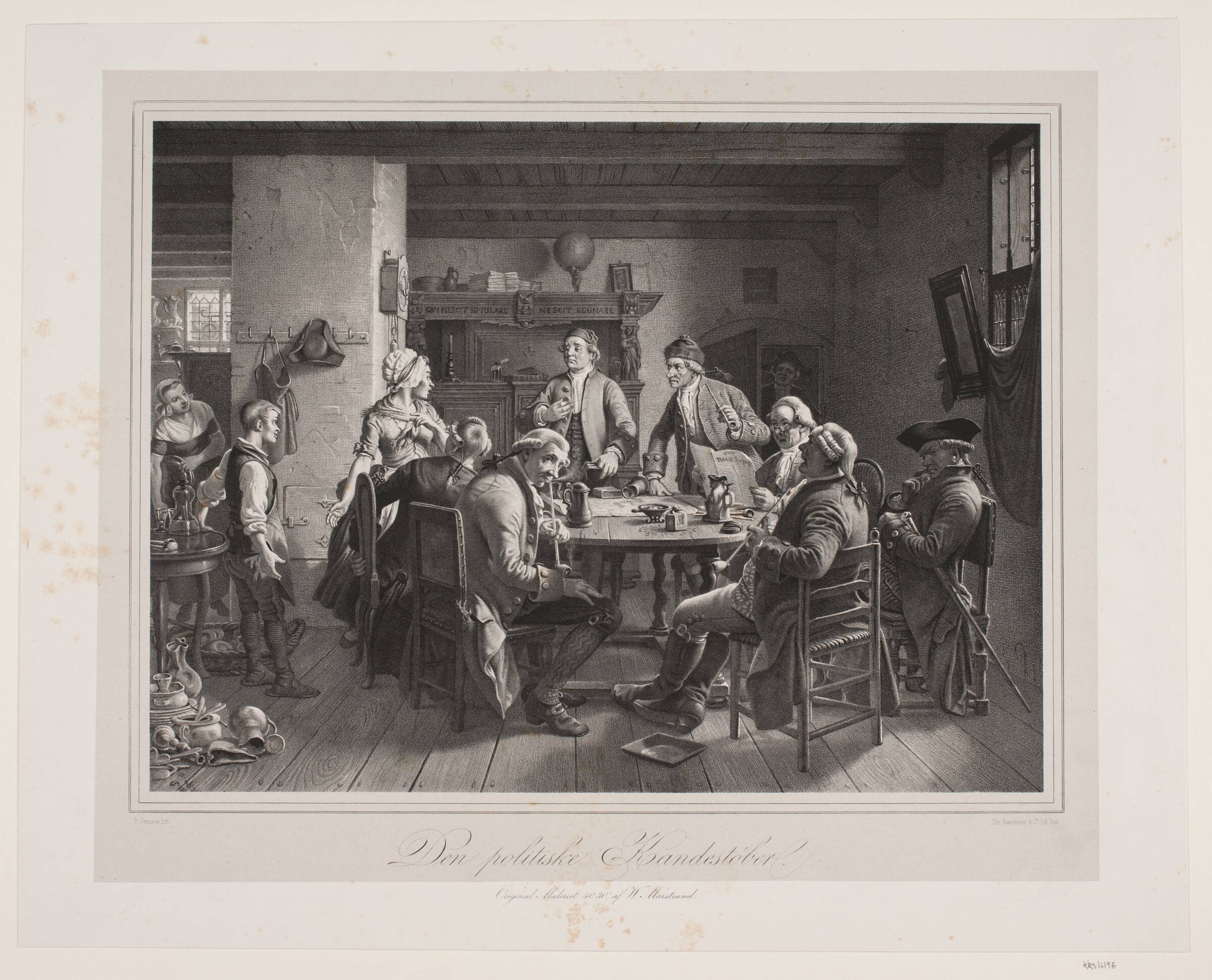 Den politiske kandestøber, Peter Henrik Gemzøe, 1852-1878