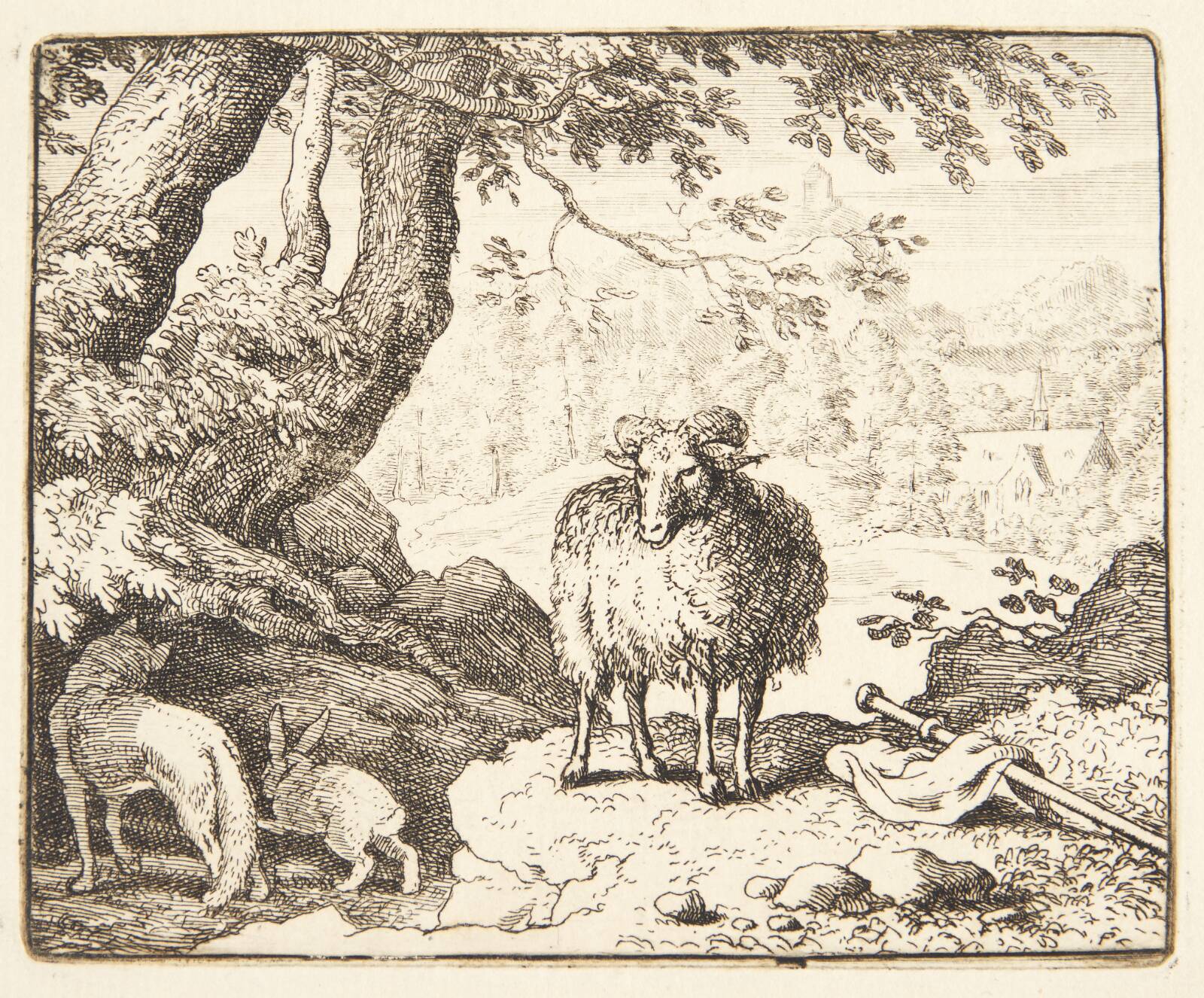 Renard vender hjem, Allaert van Everdingen, 1621-1675