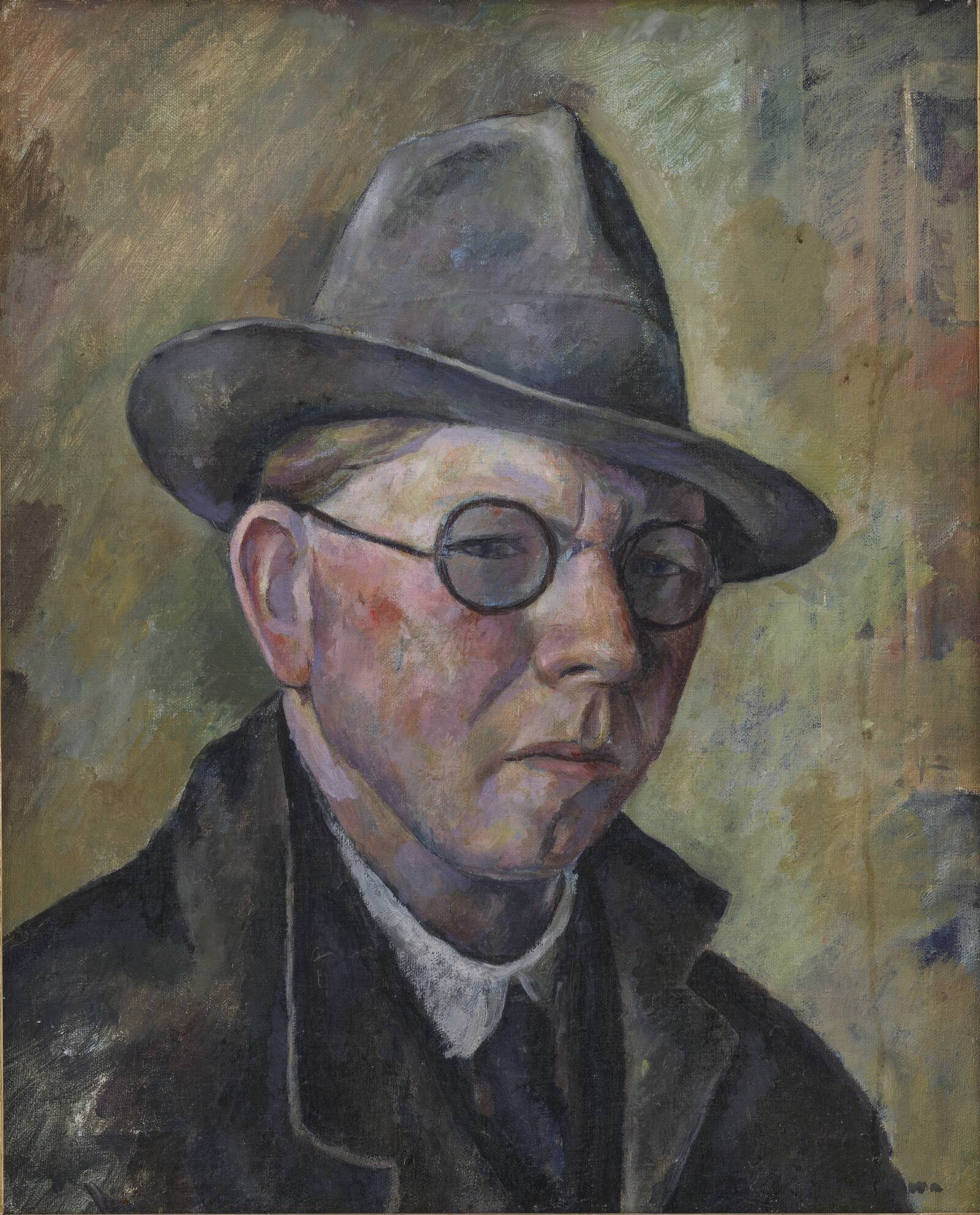 Selvportræt, Jón Stefánsson, 1924-1928