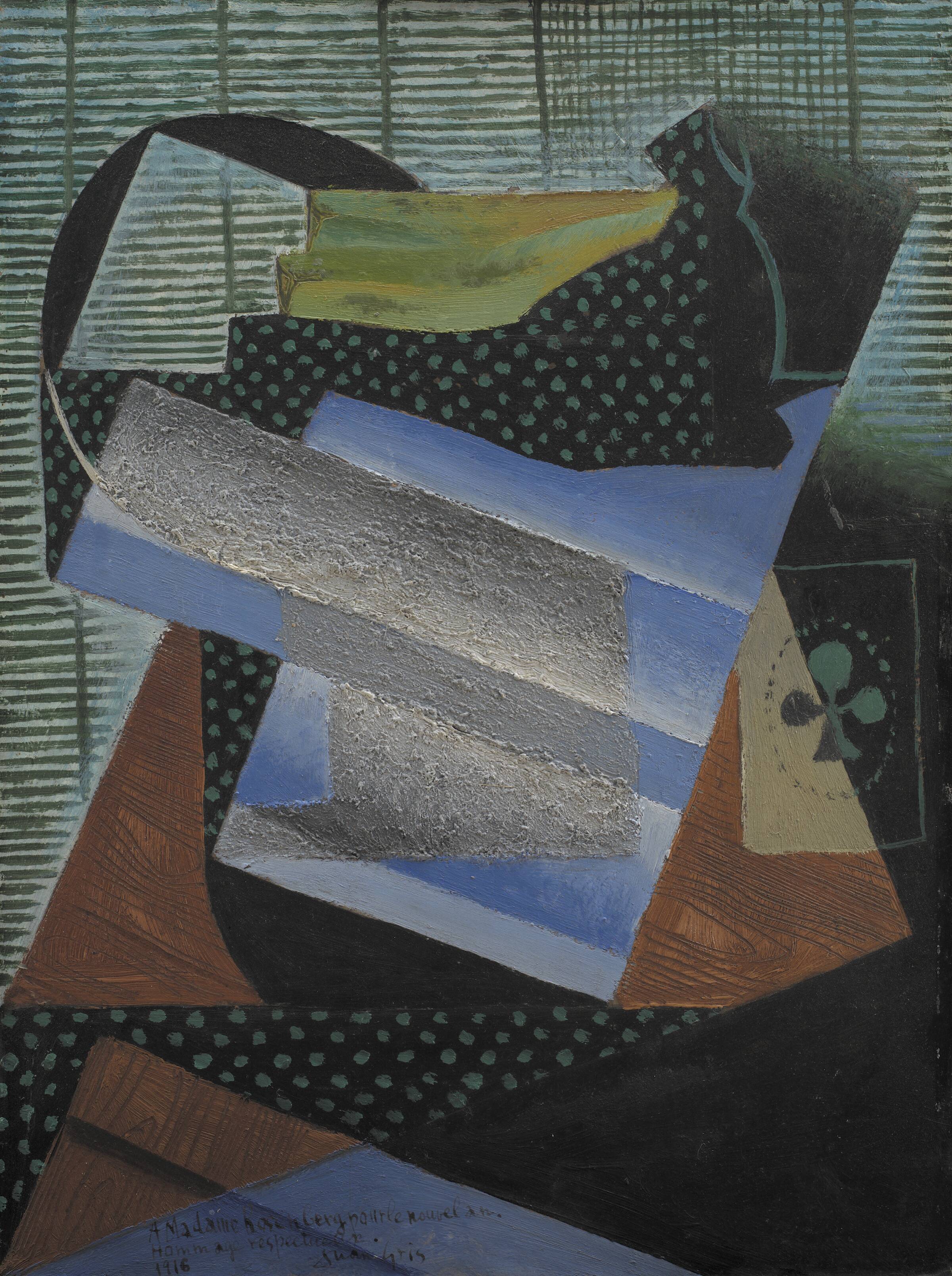 Opstilling, Juan Gris, 1916