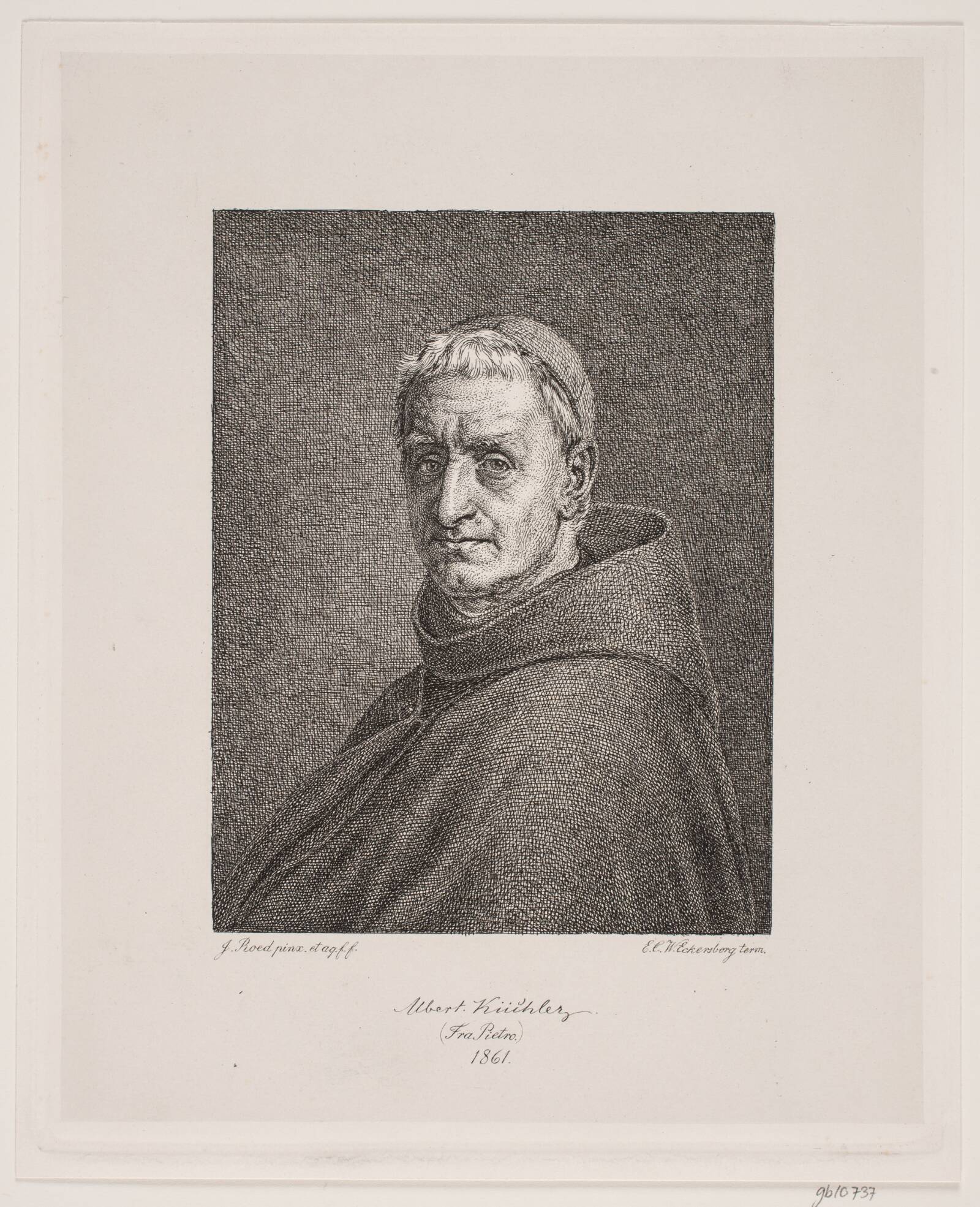 Albert Küchler, Jørgen Roed, 1861