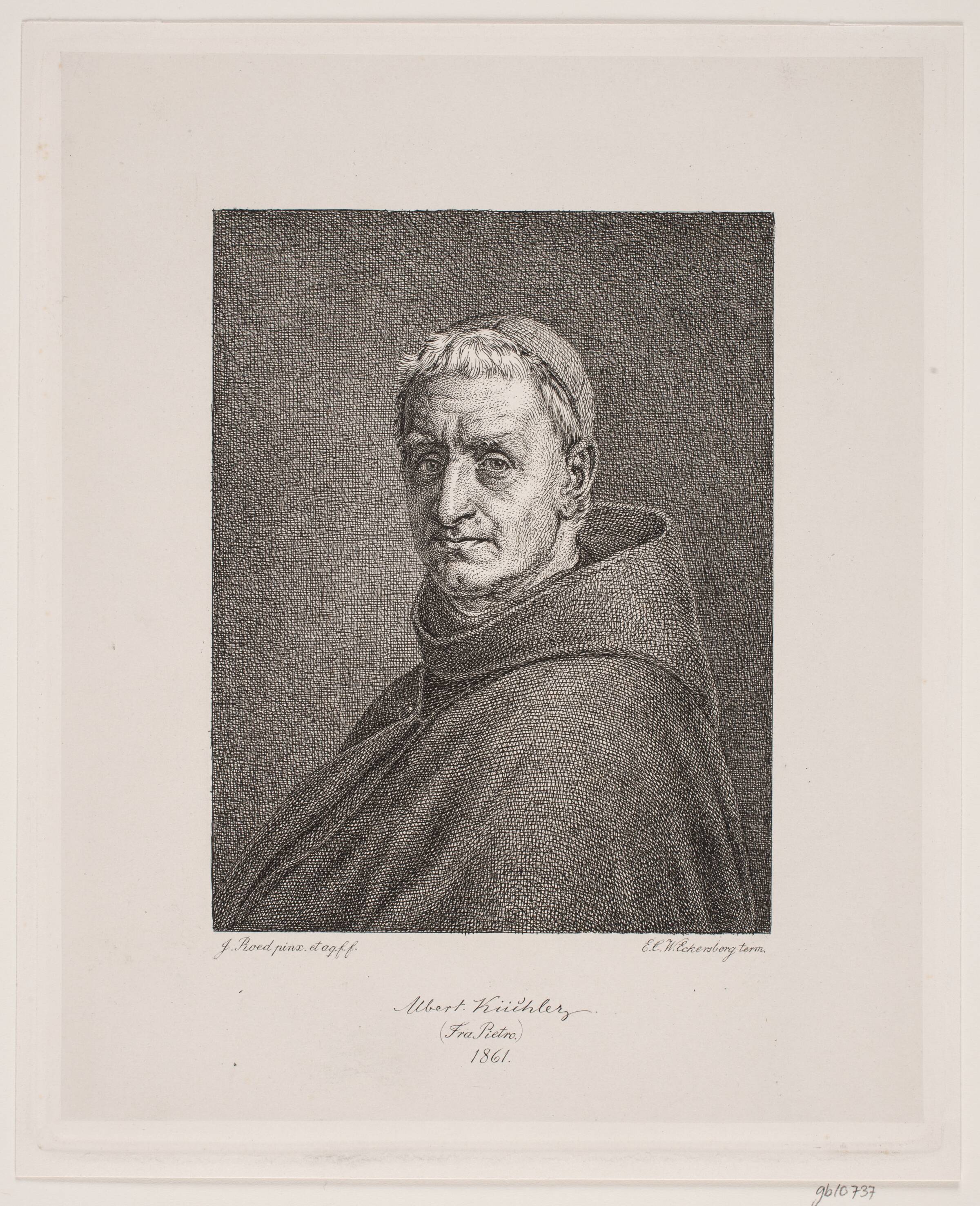 Albert Küchler, Jørgen Roed, 1861